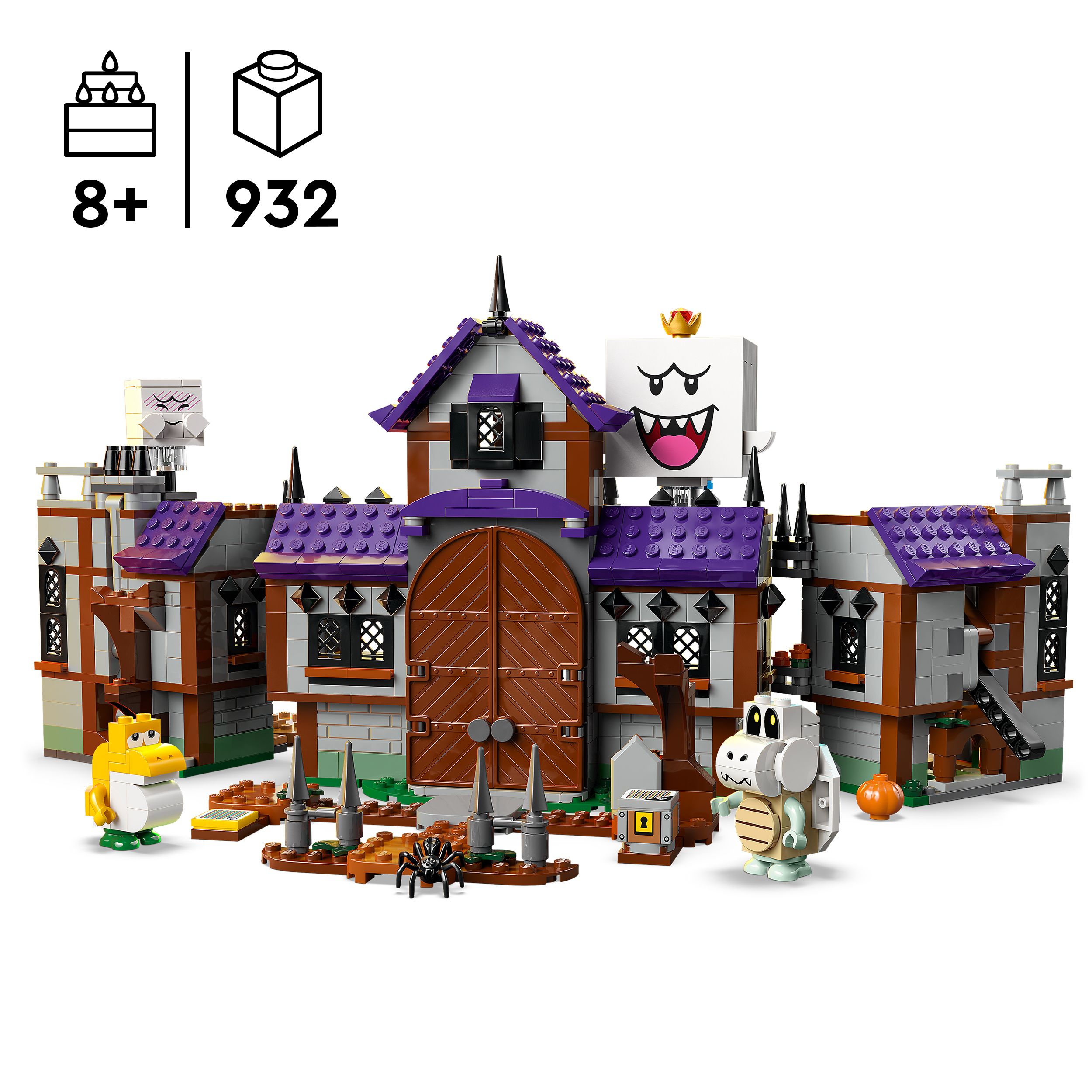 Voir la diapositive 3 : LEGO Super Mario 71436 - Manoir hanté du Roi Boo - Jouet Nintendo Collector - Avec le Personnage de Bébé Yoshi