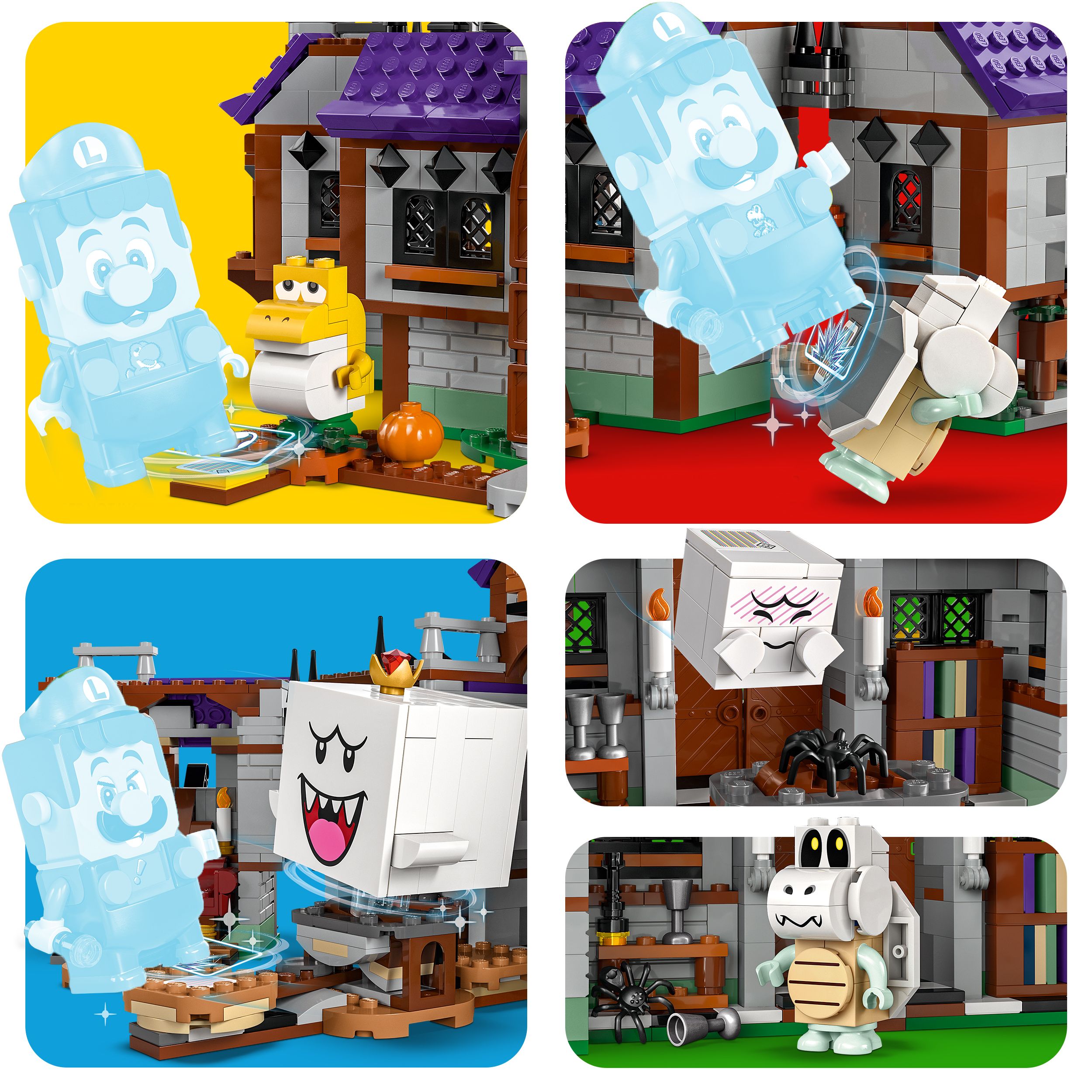 Voir la diapositive 5 : LEGO Super Mario 71436 - Manoir hanté du Roi Boo - Jouet Nintendo Collector - Avec le Personnage de Bébé Yoshi