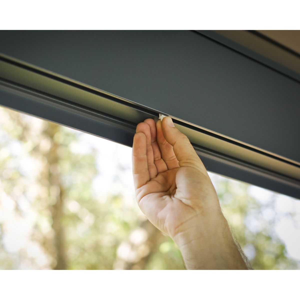 PALRAM Carport alu 2 voitures Anthracite 17,8 m² - COLORADO