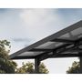 Voir la diapositive 3 : PALRAM Carport polycarbonate 2 voitures Anthracite 33,5 m² - SYDNEY