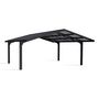 Voir la diapositive 6 : PALRAM Carport polycarbonate 2 voitures Anthracite 33,5 m² - SYDNEY