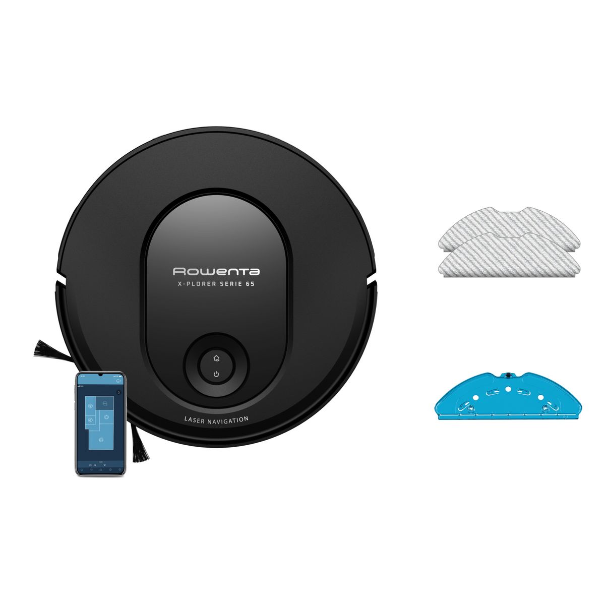 ROWENTA Aspirateur robot laveur YY5366FE - Noir