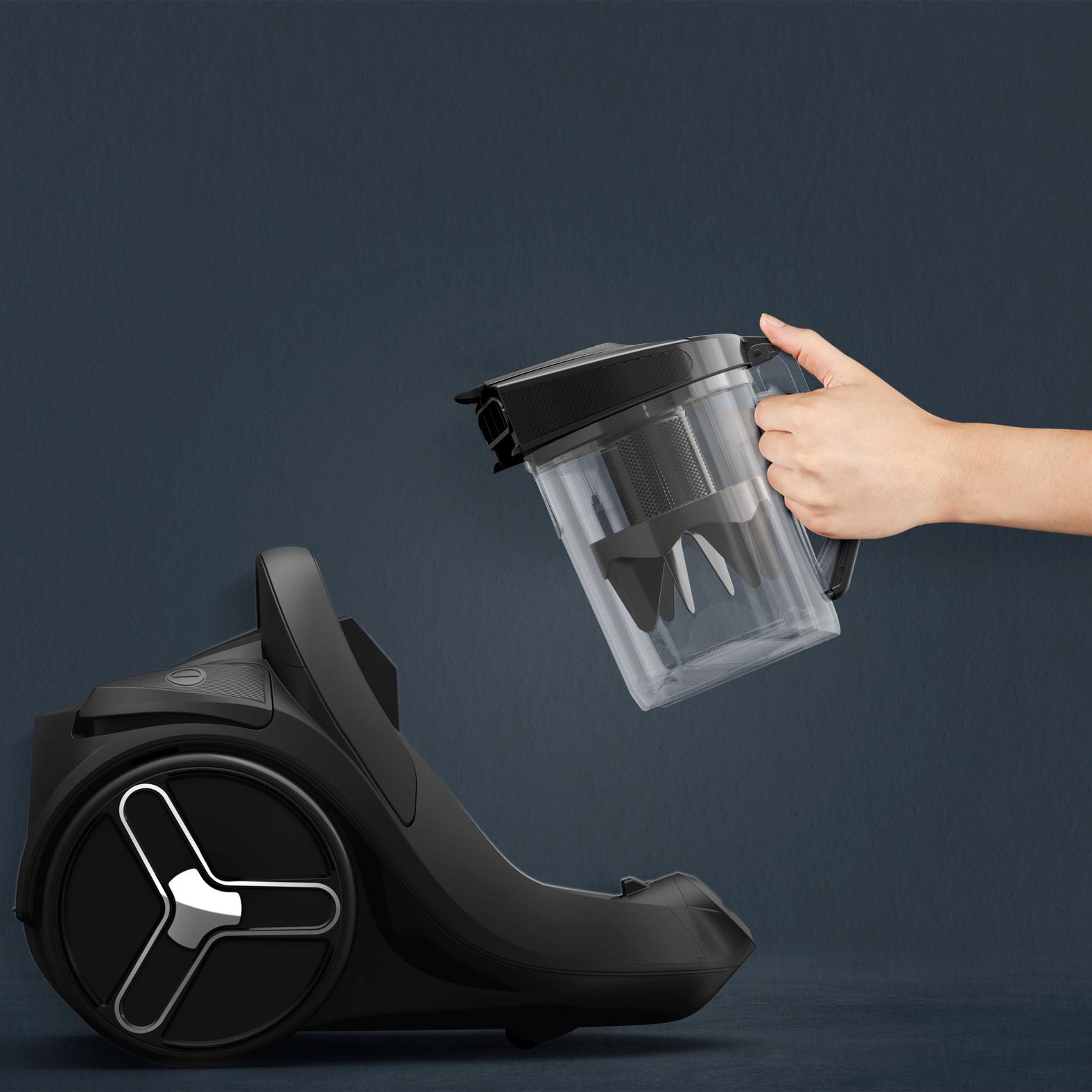 Voir la diapositive 3 : ROWENTA Aspirateur traîneau sans sac RO7B11EA - Noir