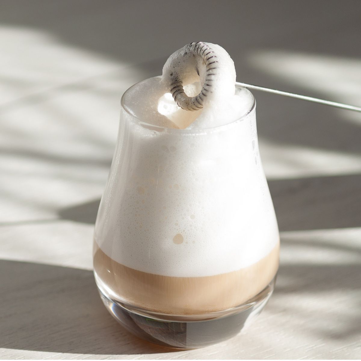 KITCHENCOOK Mousseur à lait électrique KFOAM - Gris et noir