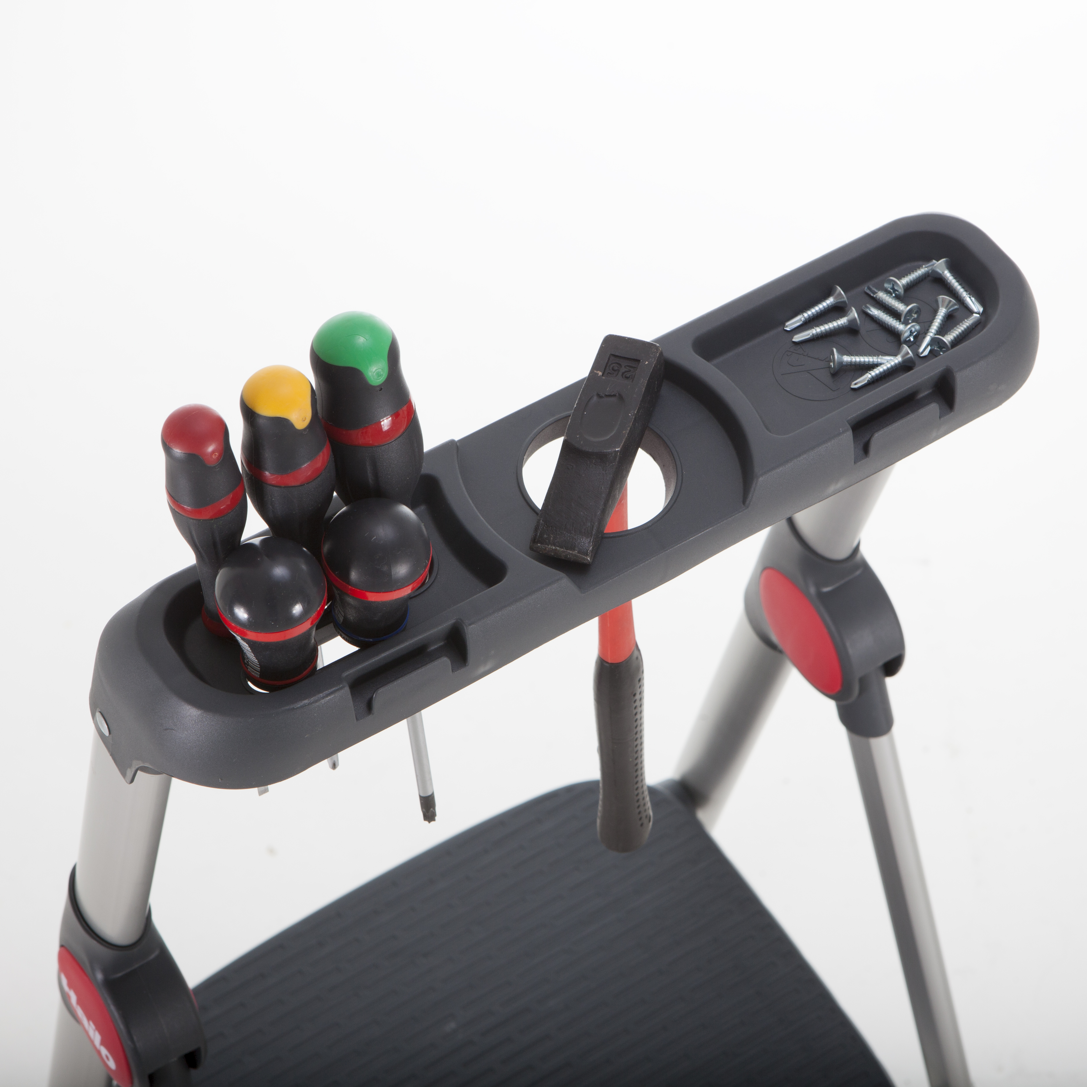Voir la diapositive 4 : HAILO Marchepied pliable en aluminium 3 marches - Widestep 