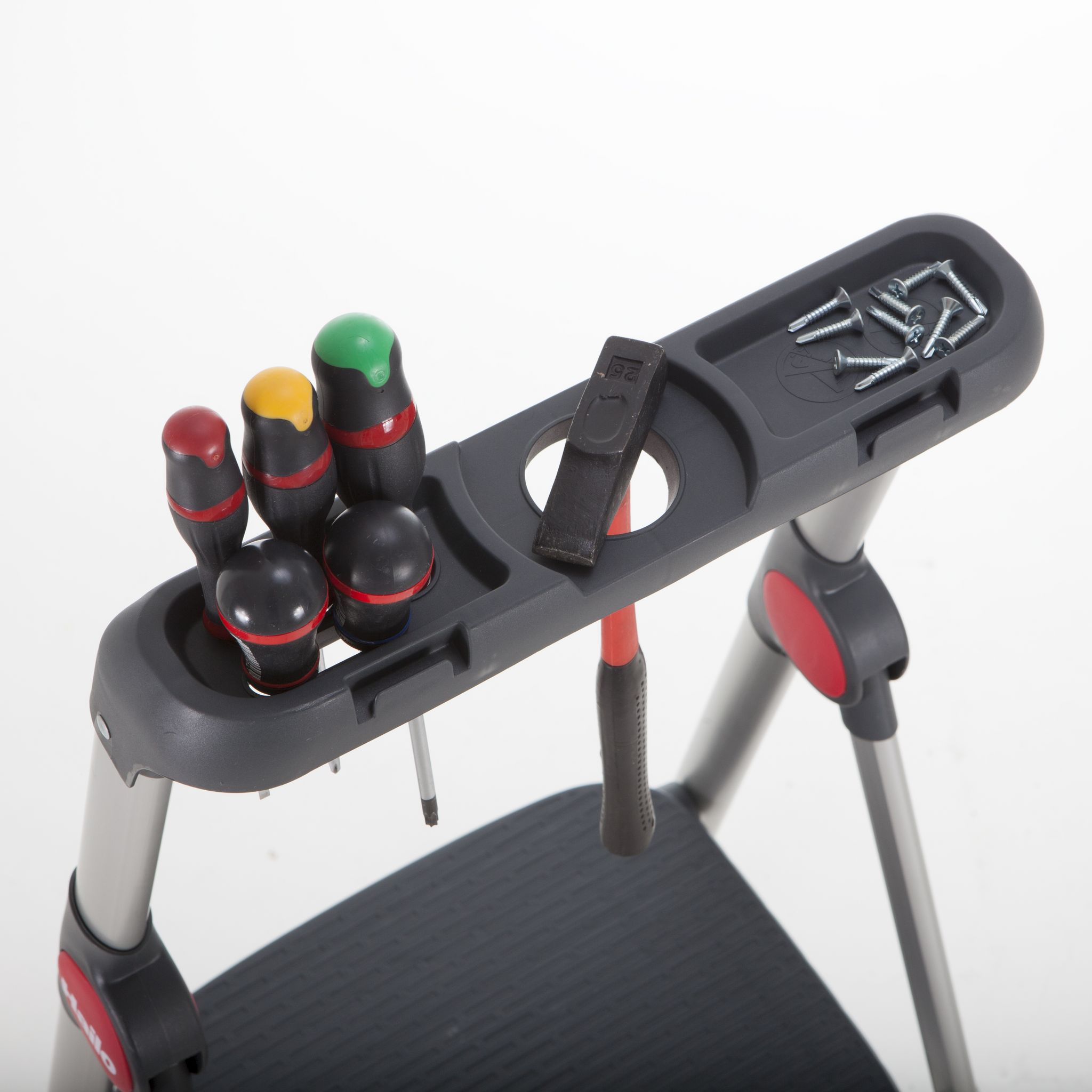 Voir la diapositive 4 : HAILO Marchepied pliable en aluminium 3 marches - Widestep 