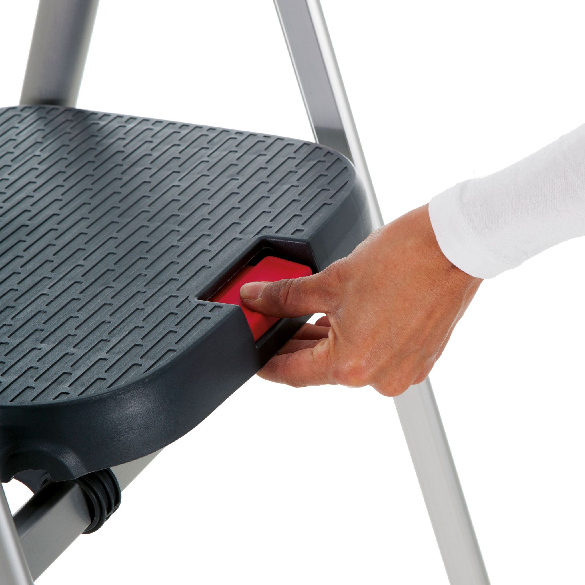 Voir la diapositive 5 : HAILO Marchepied pliable en aluminium 3 marches - Widestep 