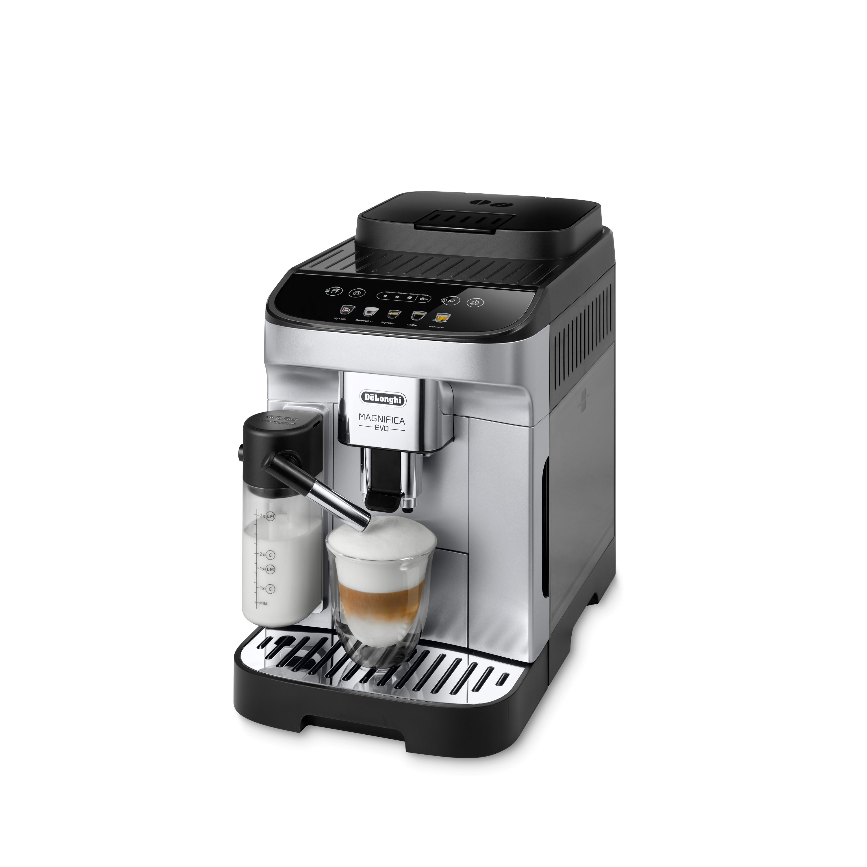 Voir la diapositive 3 : DELONGHI Expresso broyeur à grains ECAM290.61.SB - Gris