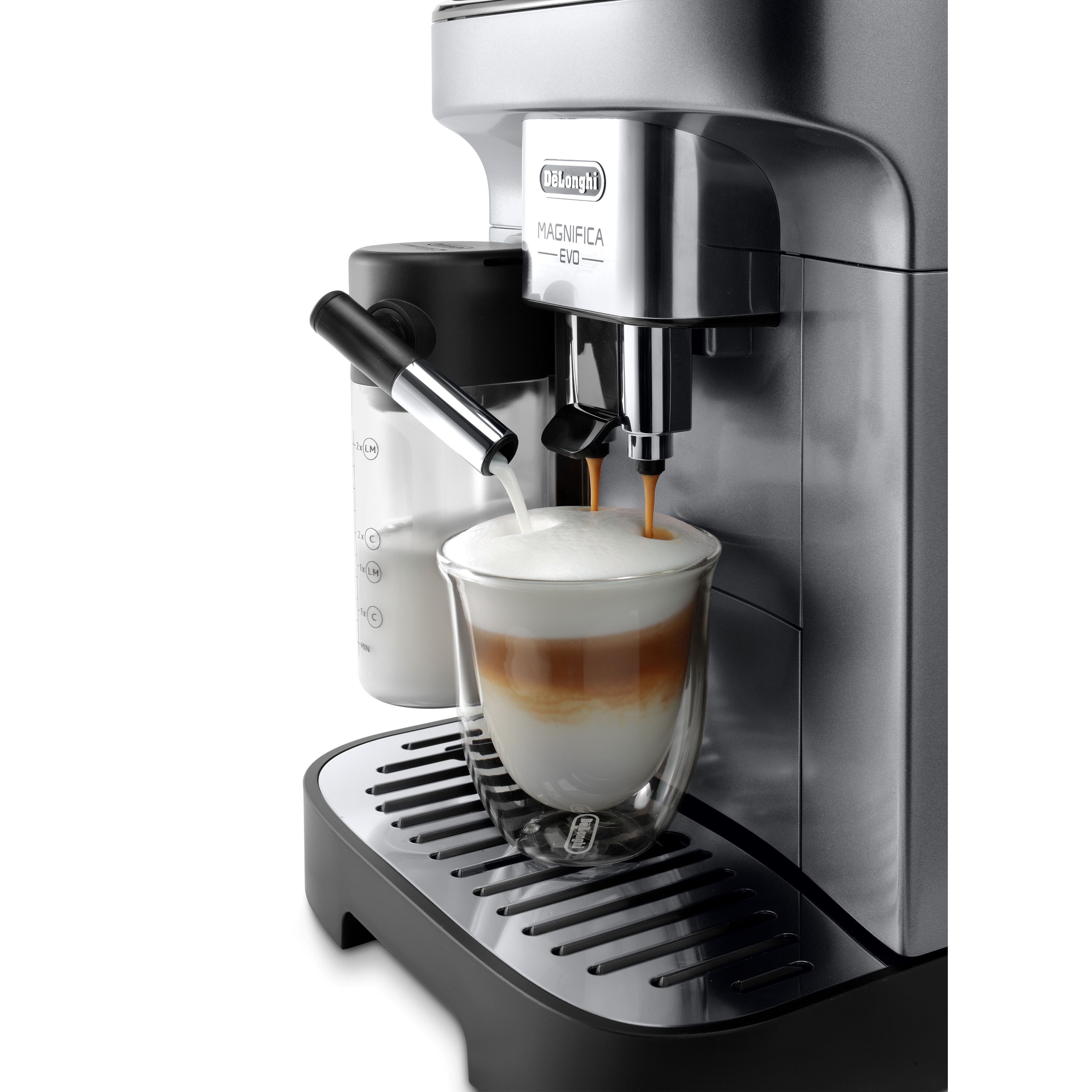 Voir la diapositive 5 : DELONGHI Expresso broyeur à grains ECAM290.61.SB - Gris