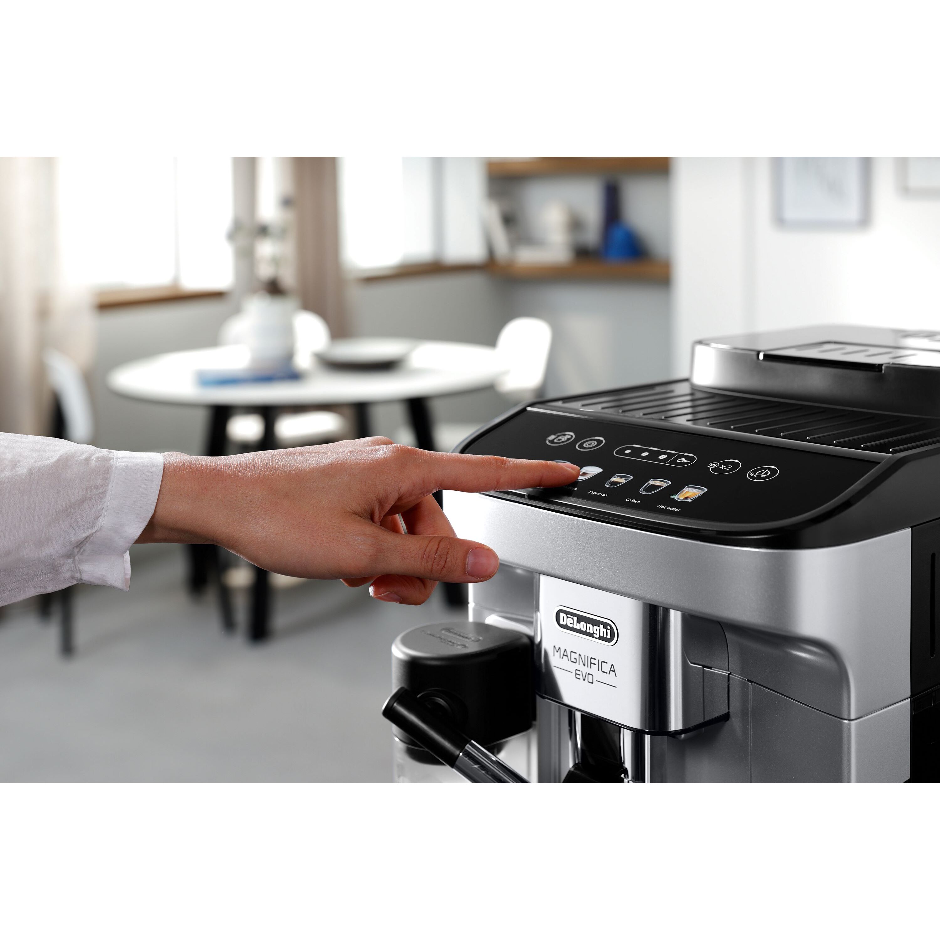 Voir la diapositive 6 : DELONGHI Expresso broyeur à grains ECAM290.61.SB - Gris
