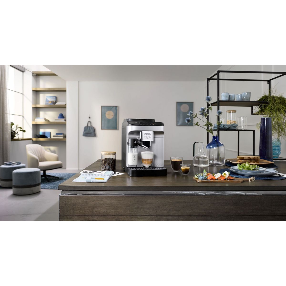 DELONGHI Expresso broyeur à grains ECAM290.61.SB - Gris