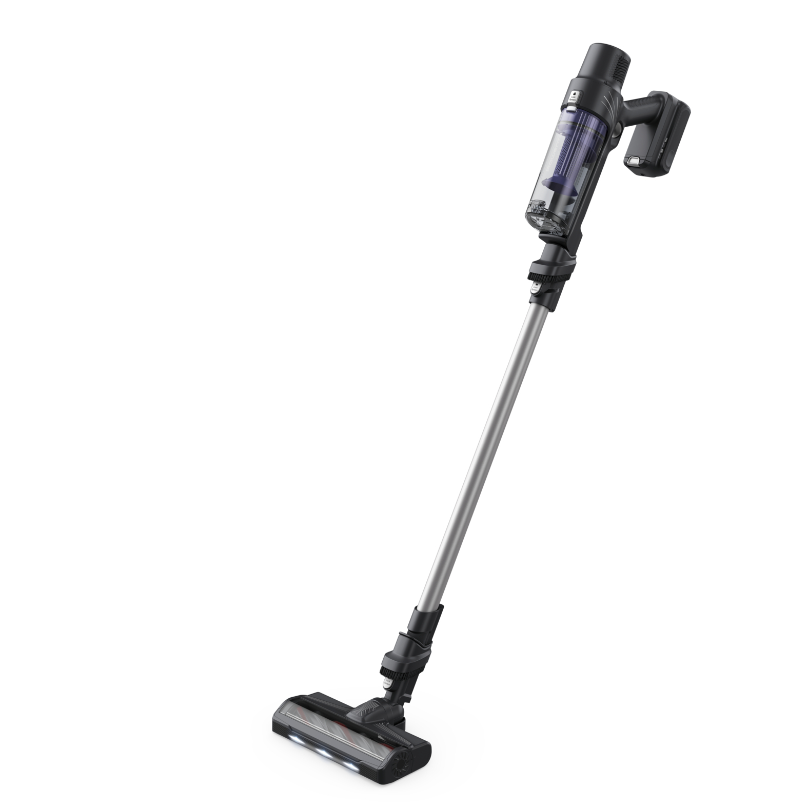 Voir la diapositive 2 : ROWENTA Aspirateur balai RH6A35WO - Gris et violet