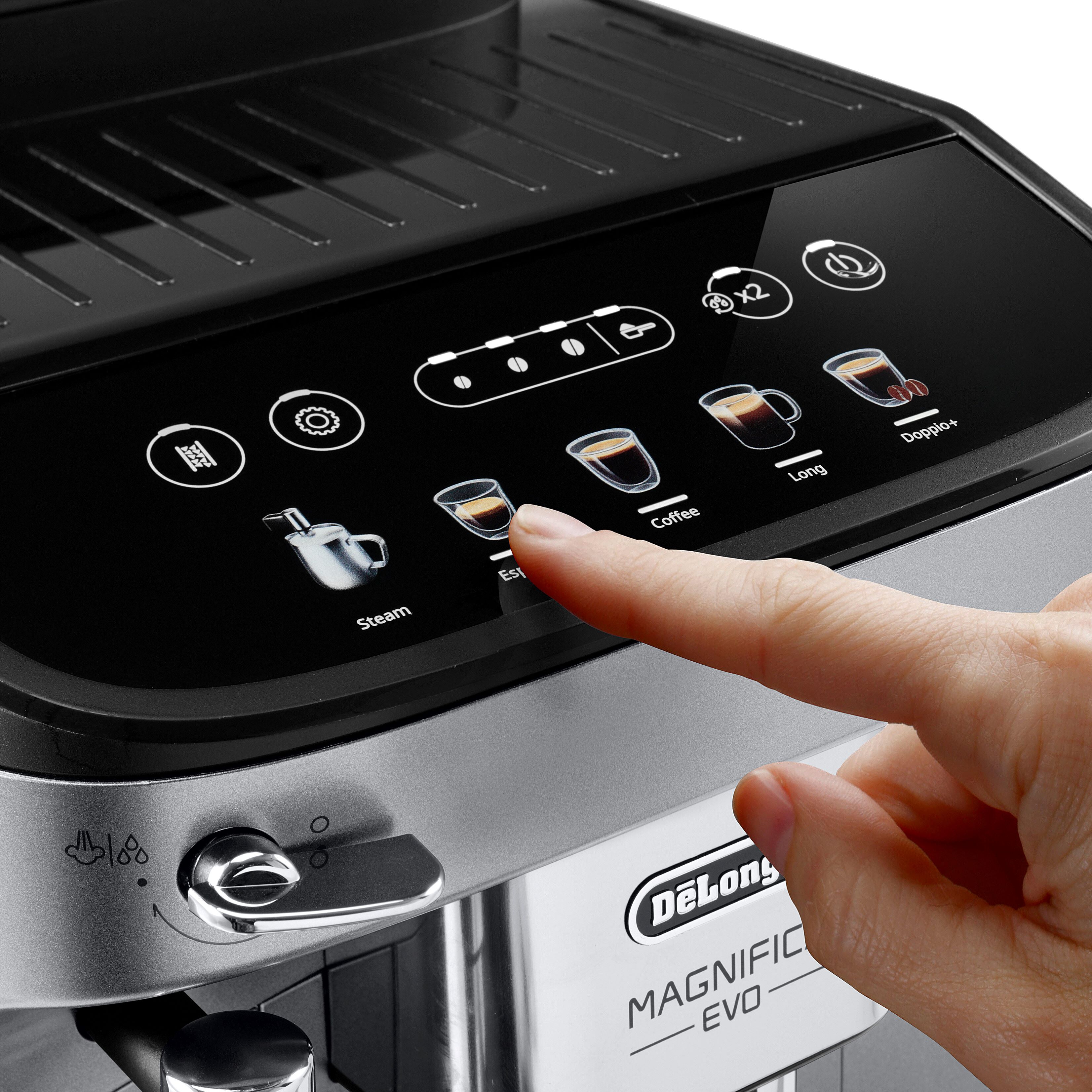 Voir la diapositive 5 : DELONGHI Expresso broyeur ECAM290.31.SB - Silver
