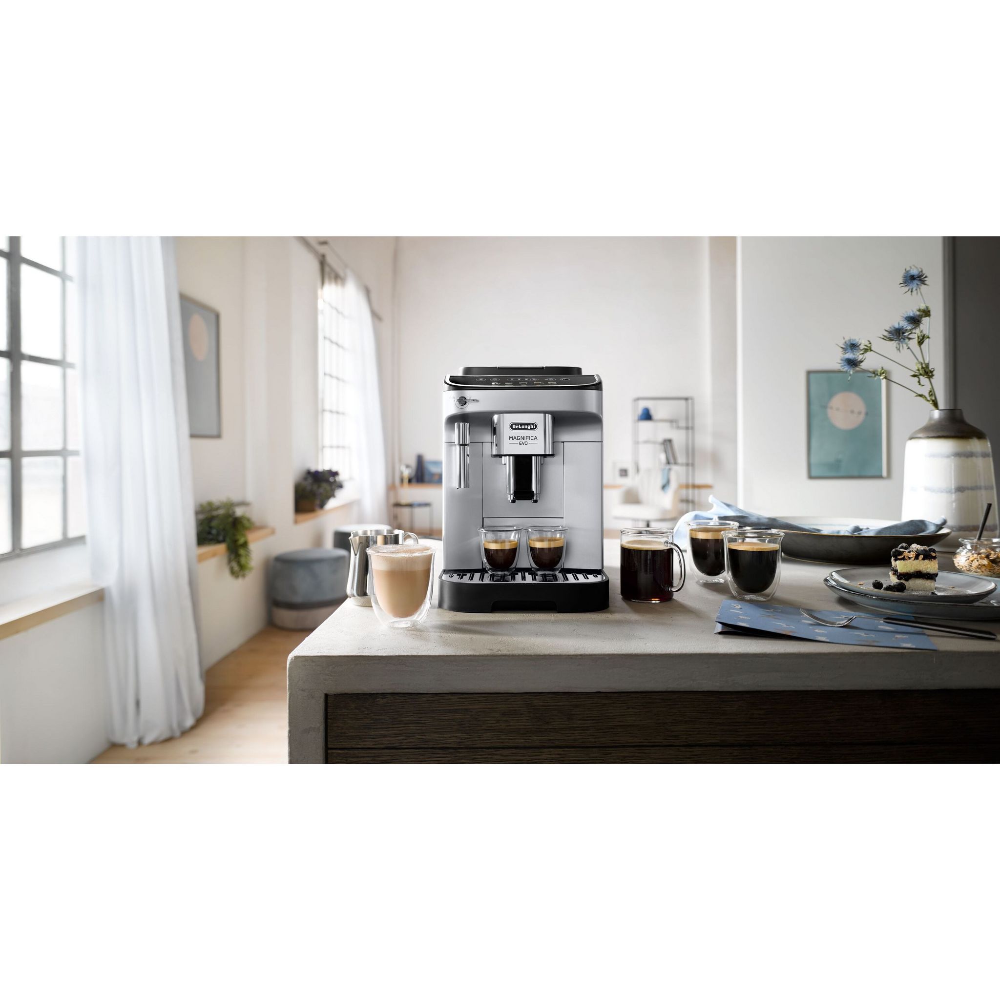 Voir la diapositive 8 : DELONGHI Expresso broyeur ECAM290.31.SB - Silver