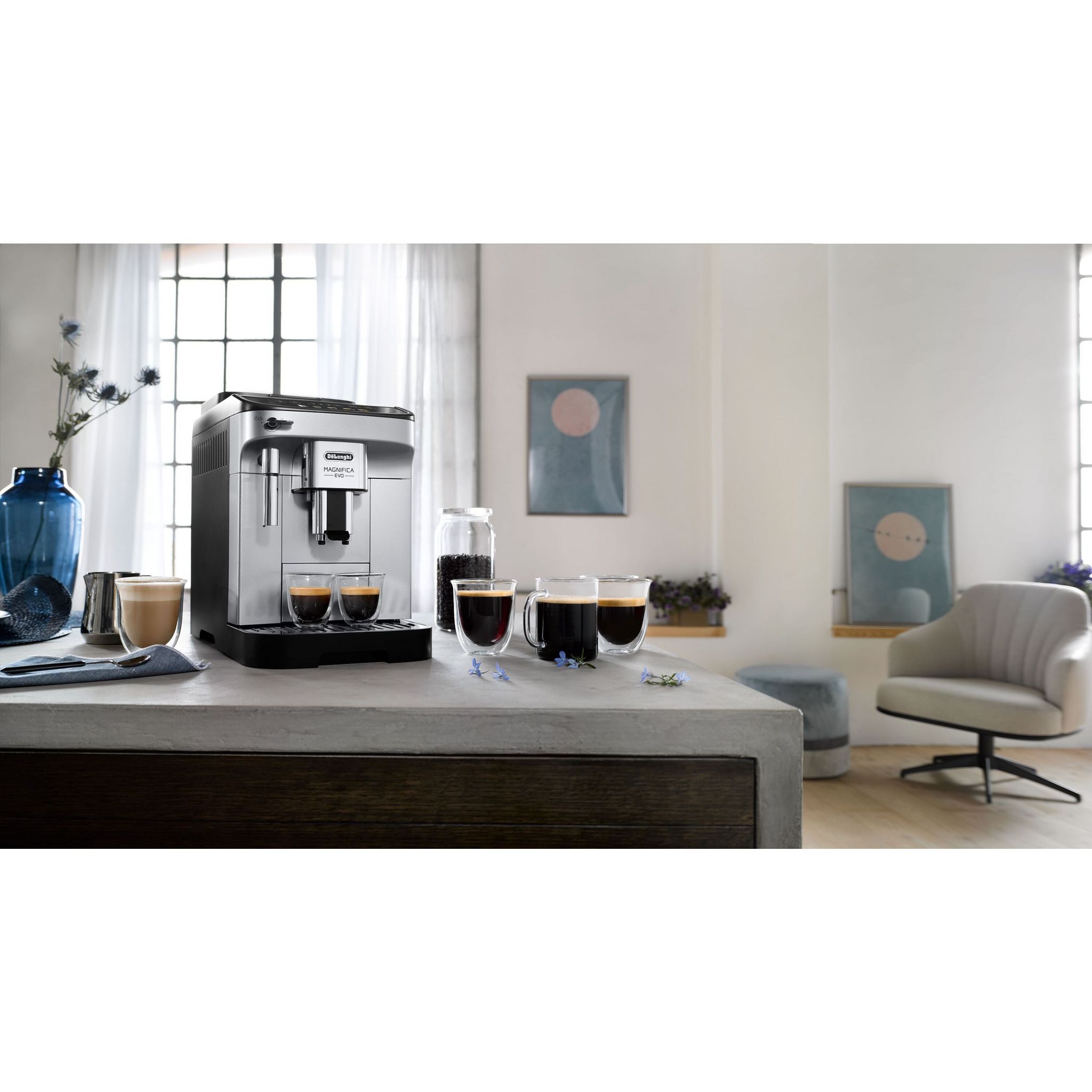Voir la diapositive 10 : DELONGHI Expresso broyeur ECAM290.31.SB - Silver