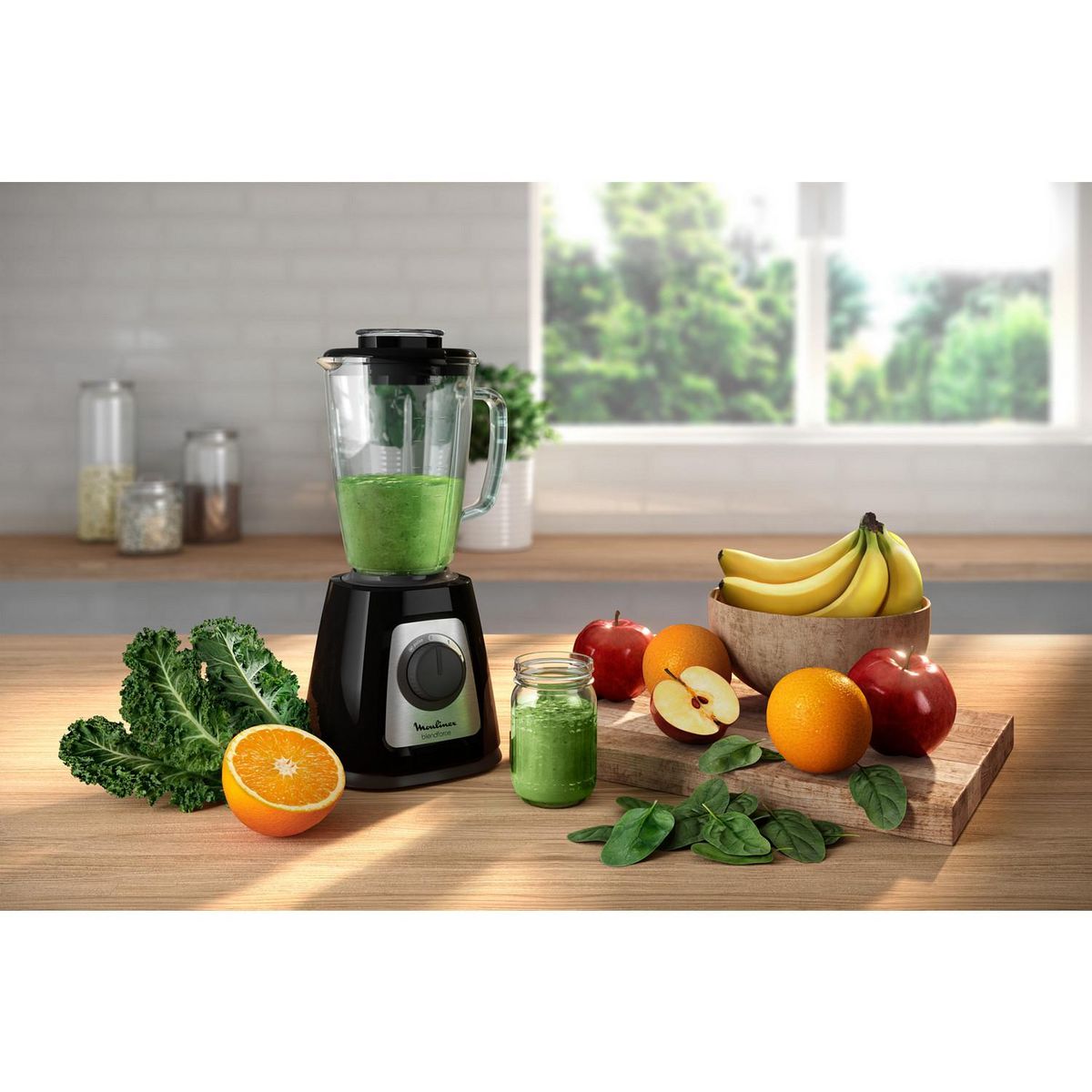 MOULINEX Blender Blendforce LM435810 - Noir