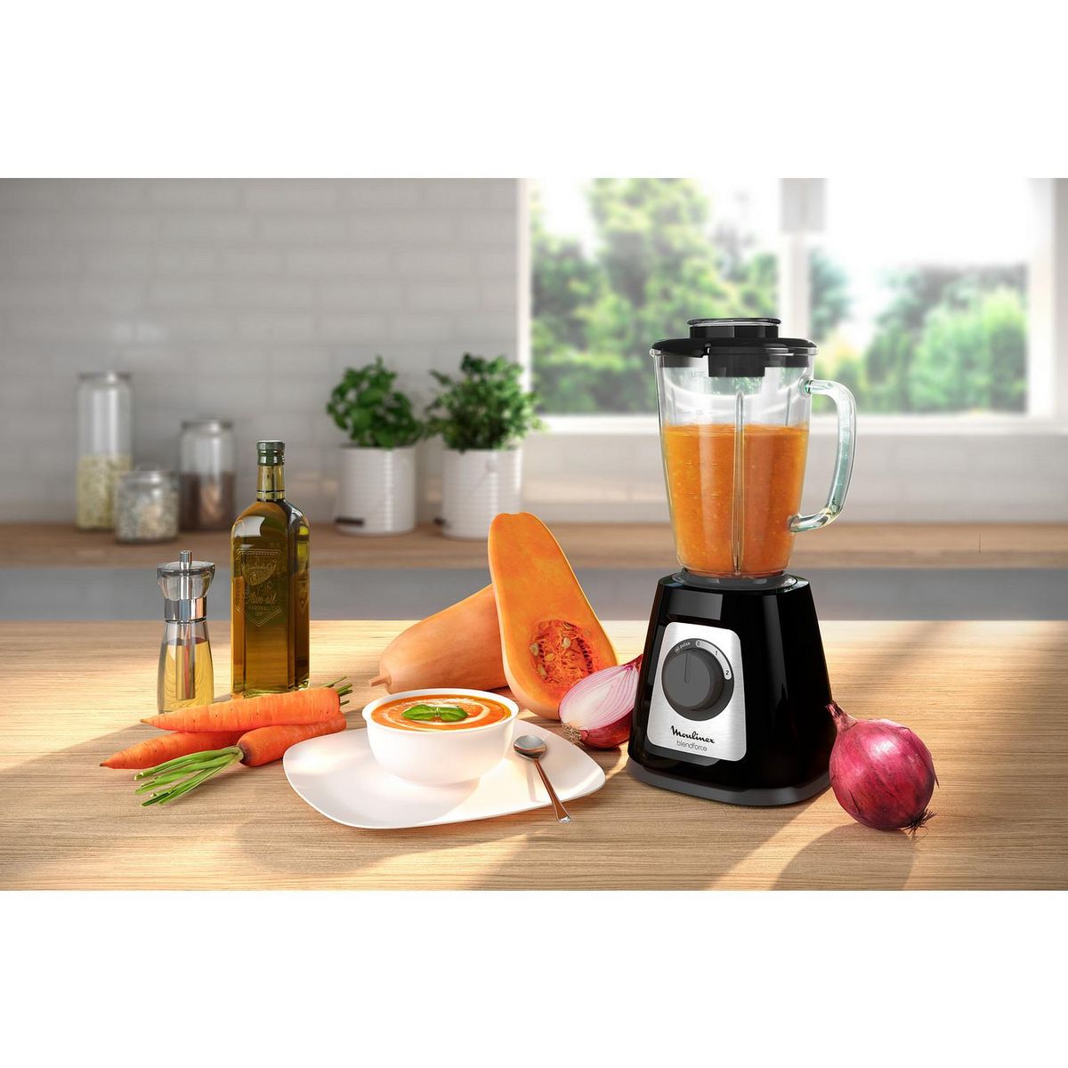MOULINEX Blender Blendforce LM435810 - Noir
