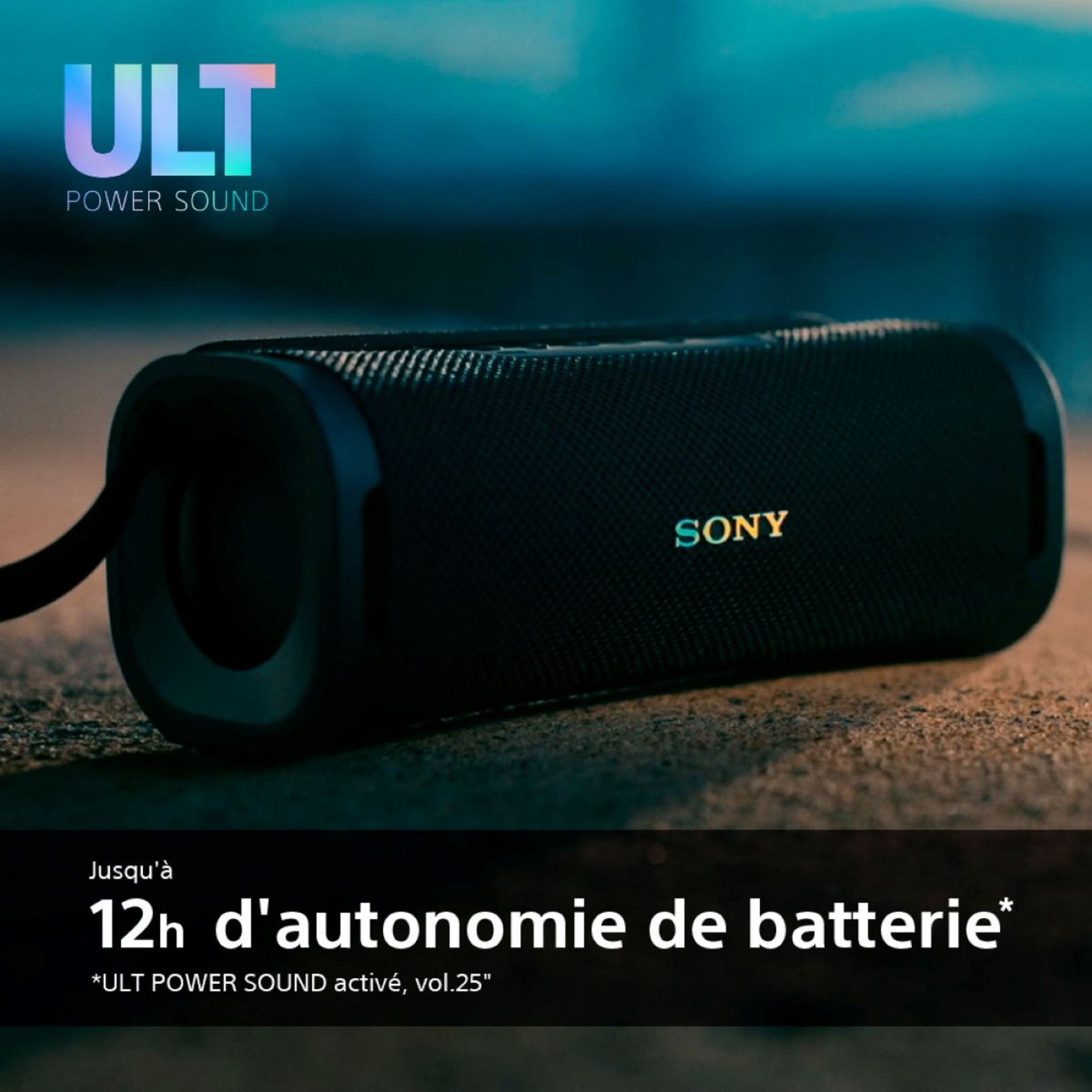 Voir la diapositive 7 : SONY Enceinte portable sans fil Sony Bluetooth ULT Field 1 - Noir