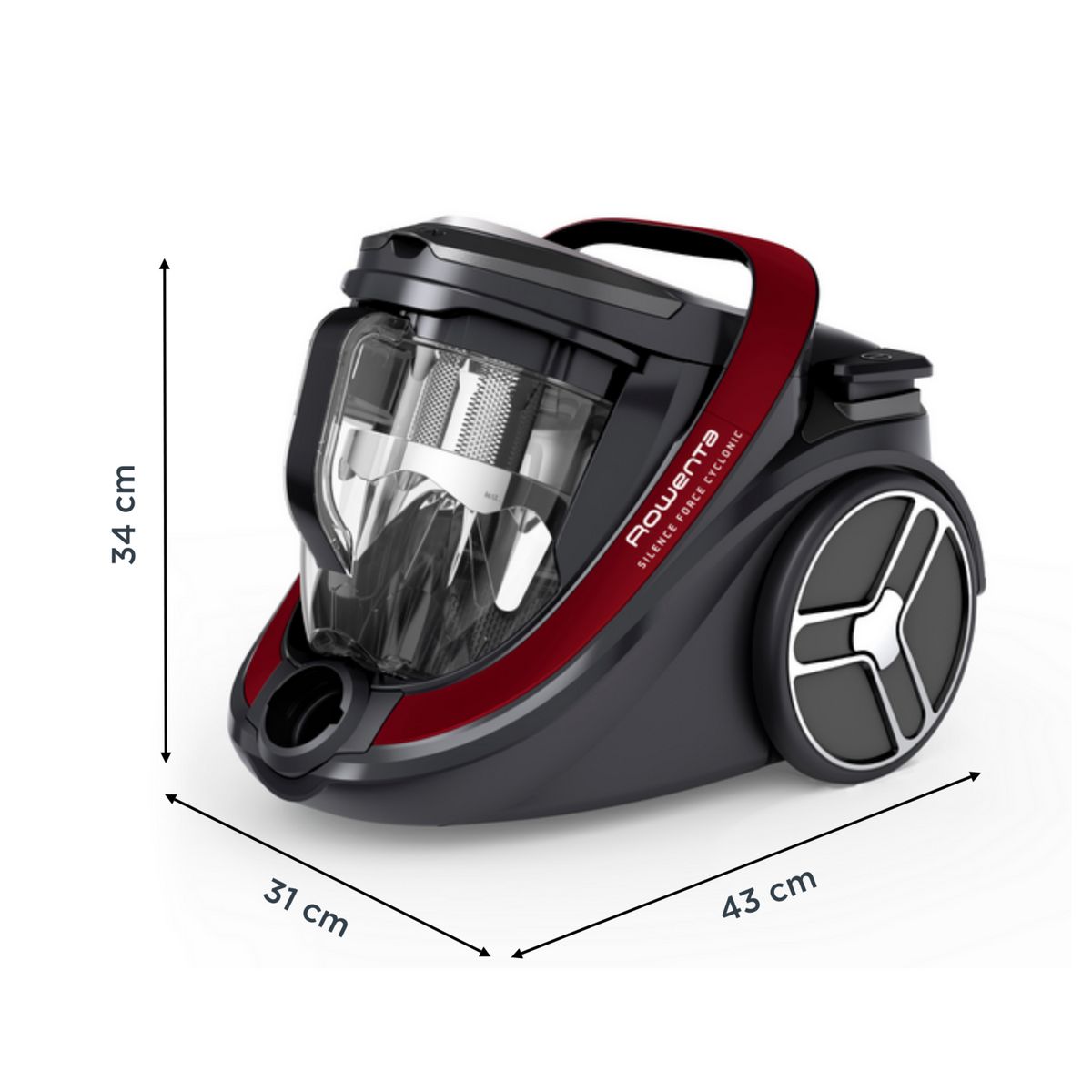 ROWENTA Aspirateur traîneau sans sac RO7933EA - Noir