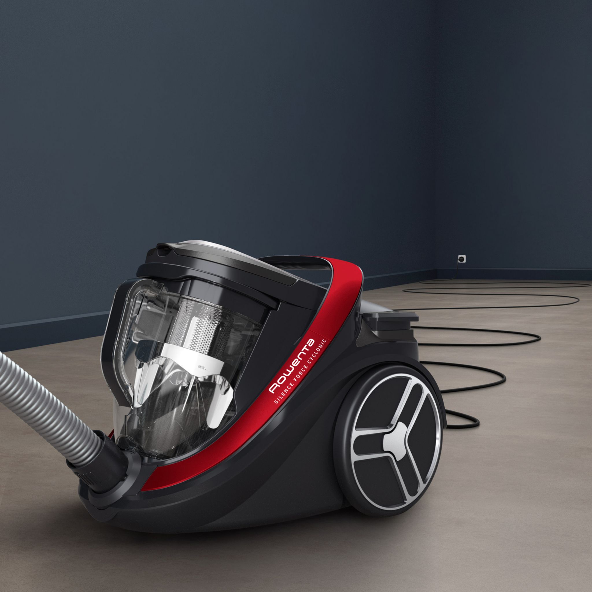 Voir la diapositive 4 : ROWENTA Aspirateur traîneau sans sac RO7933EA - Noir