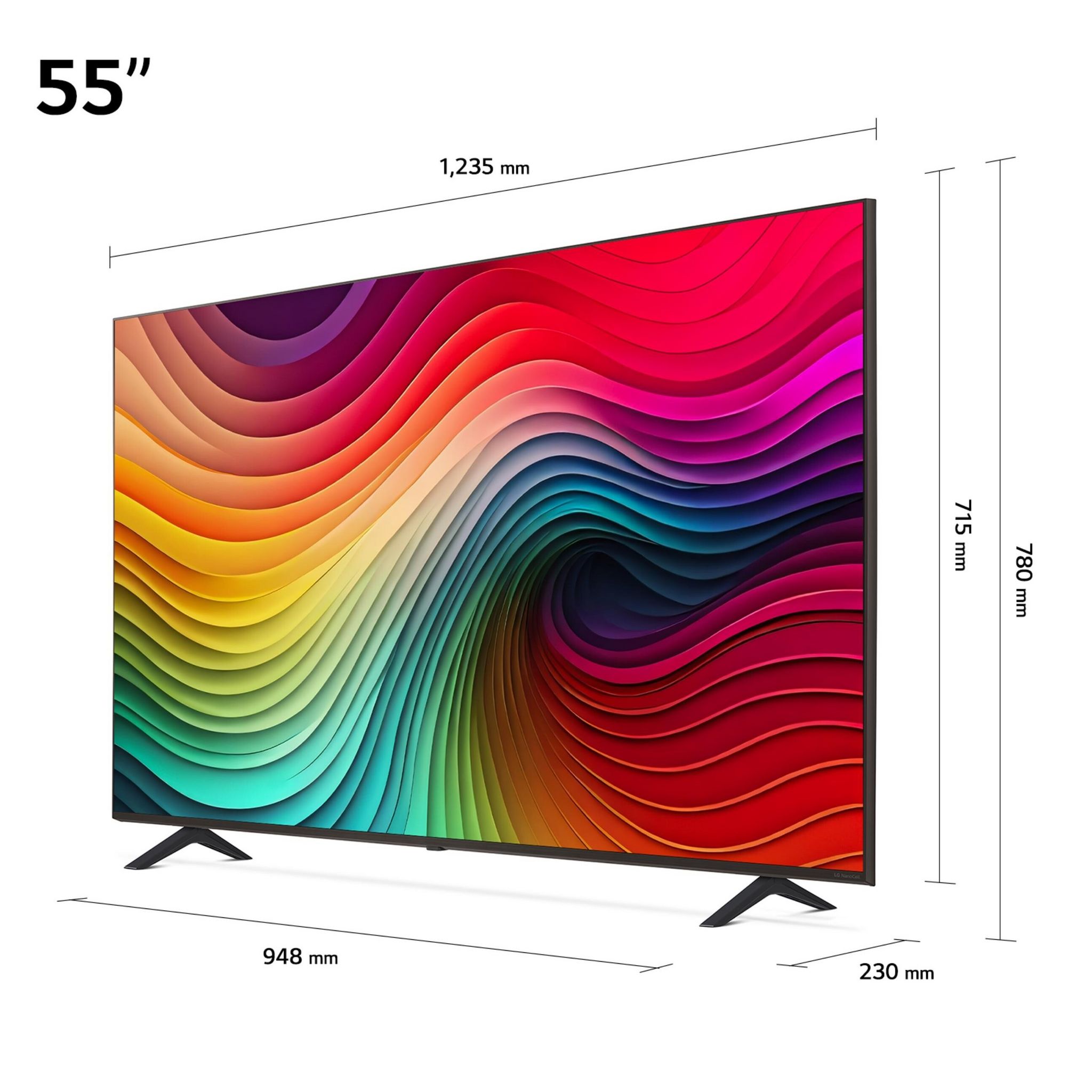 Voir la diapositive 2 : LG 55NANO82T6 2024 TV LED 4K Ultra HD 139 cm Smart TV