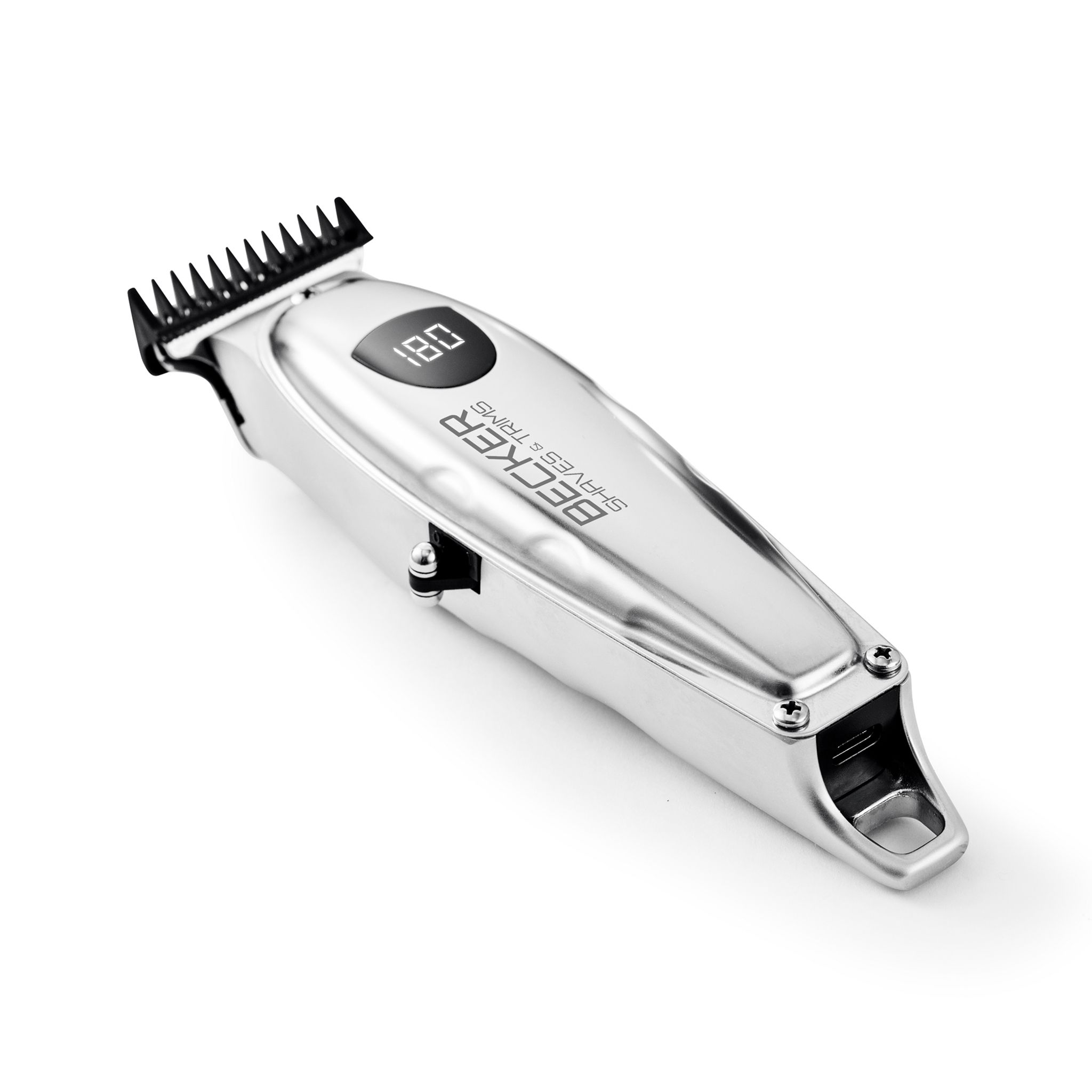 Voir la diapositive 12 : BECKER SHAVES & TRIMS Tondeuse cheveux pro VMAX+ - Argent