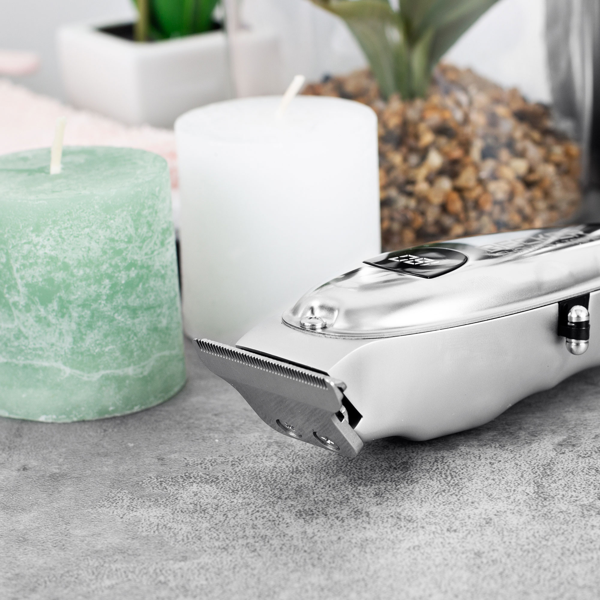 Voir la diapositive 5 : BECKER SHAVES & TRIMS Tondeuse cheveux pro VMAX+ - Argent