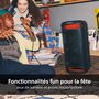 Voir la diapositive 6 : SONY Enceinte XV 500 - Noir