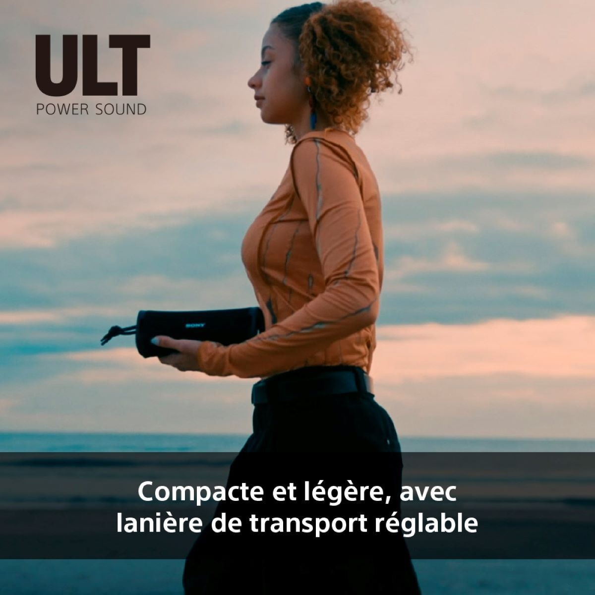 SONY Enceinte portable sans fil Bluetooth ULT Field 1 - Gris forêt