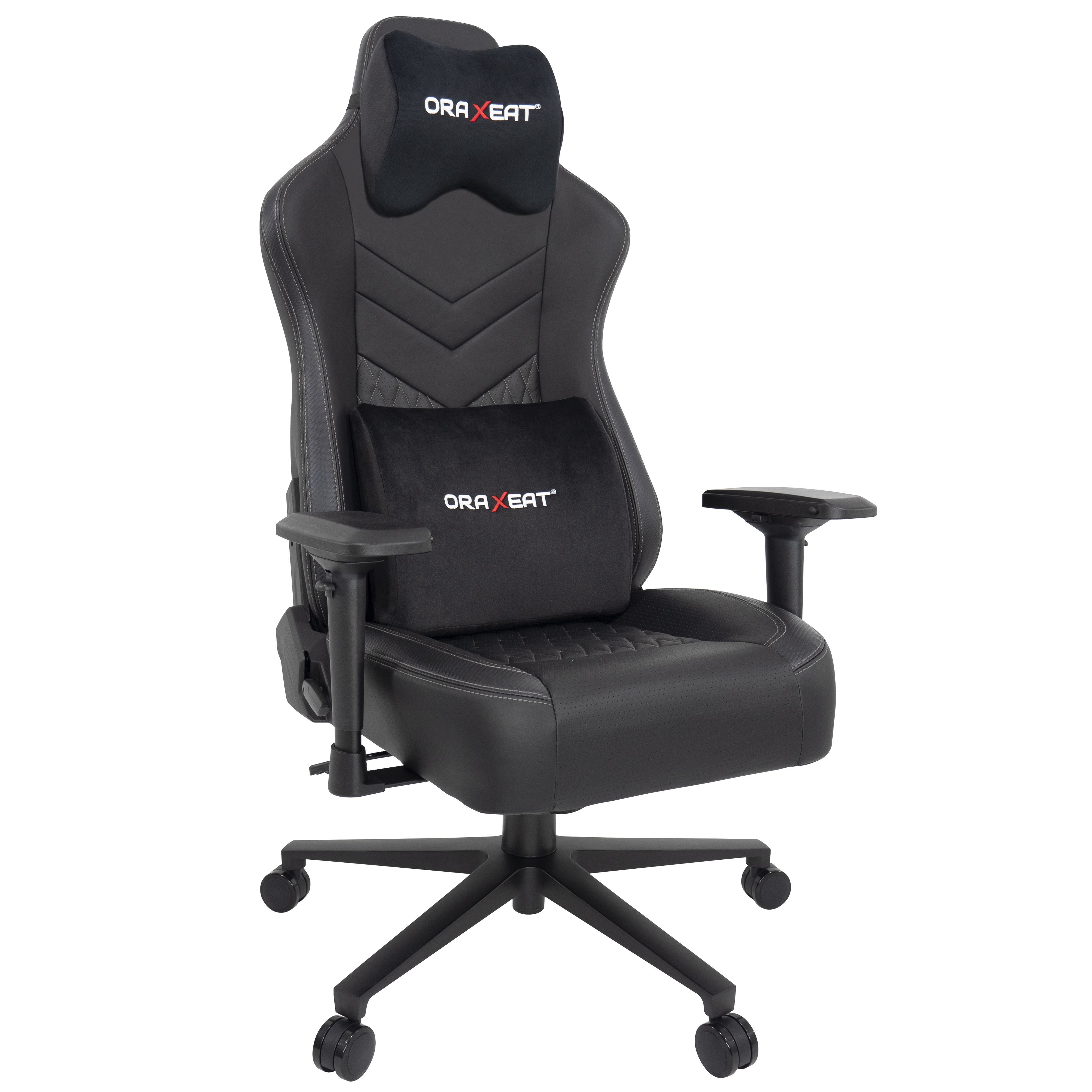 Voir la diapositive 2 : ORAXEAT Siège gamer MX850 - Noir / Gris