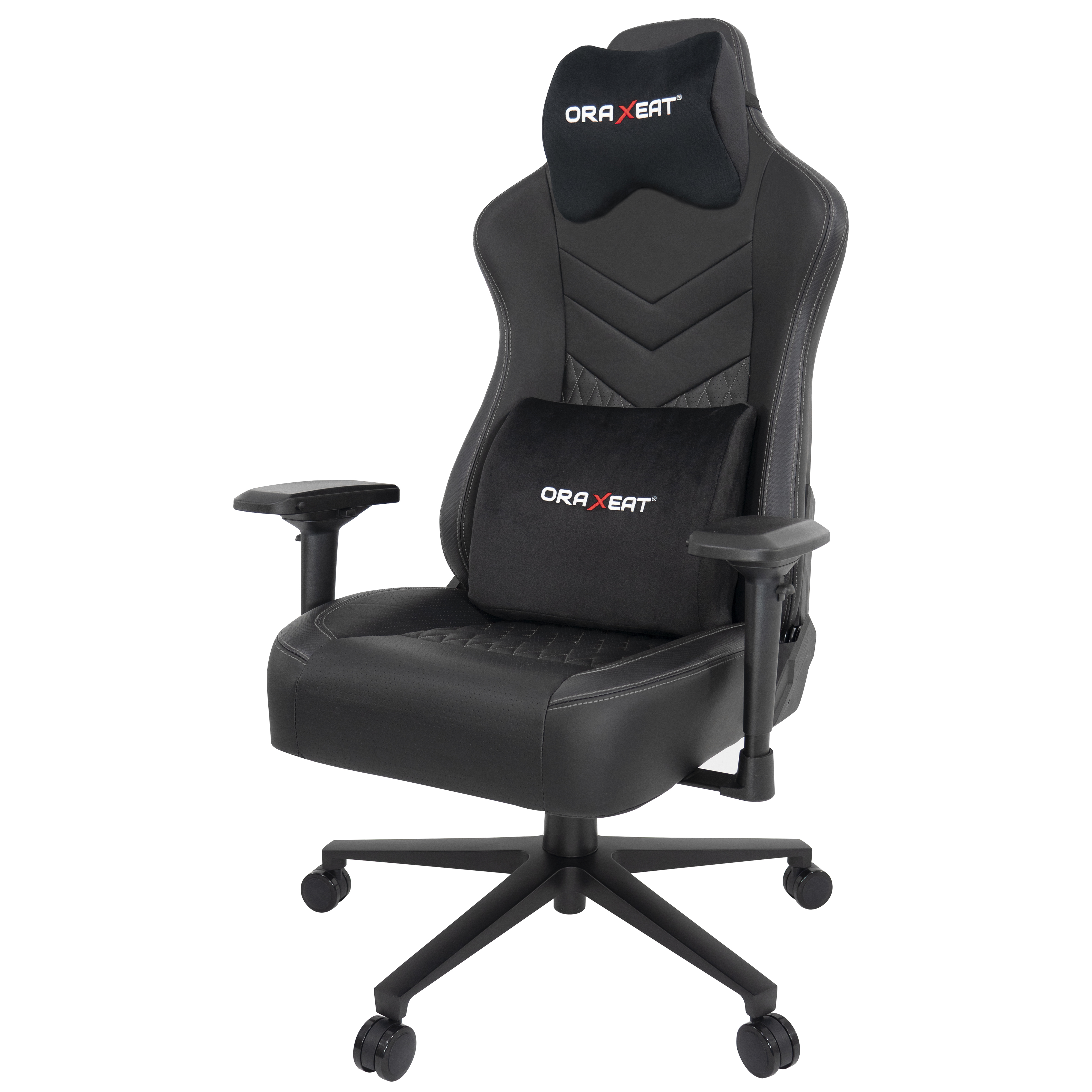 Voir la diapositive 3 : ORAXEAT Siège gamer MX850 - Noir / Gris