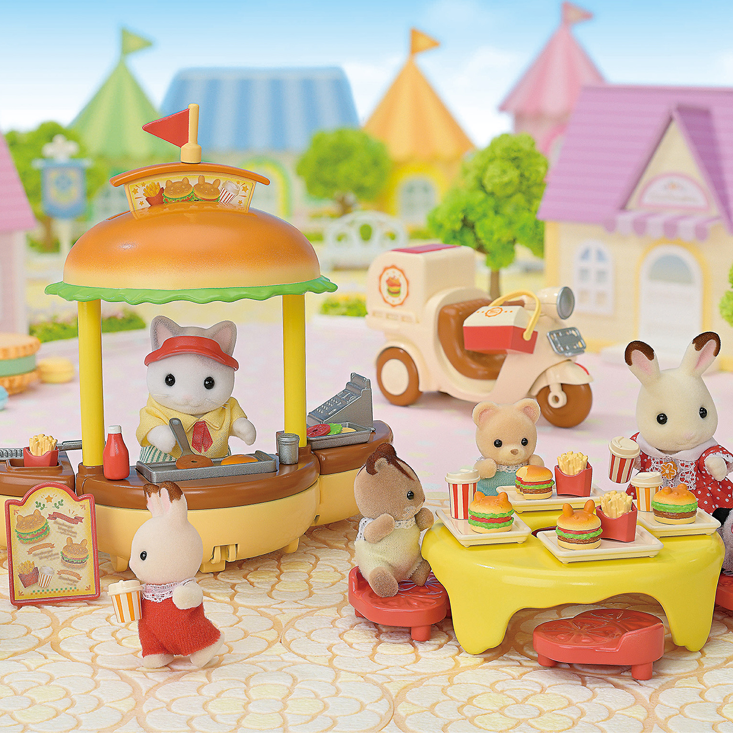 Voir la diapositive 4 : EPOCH D'ENFANCE Stand de Hamburgers