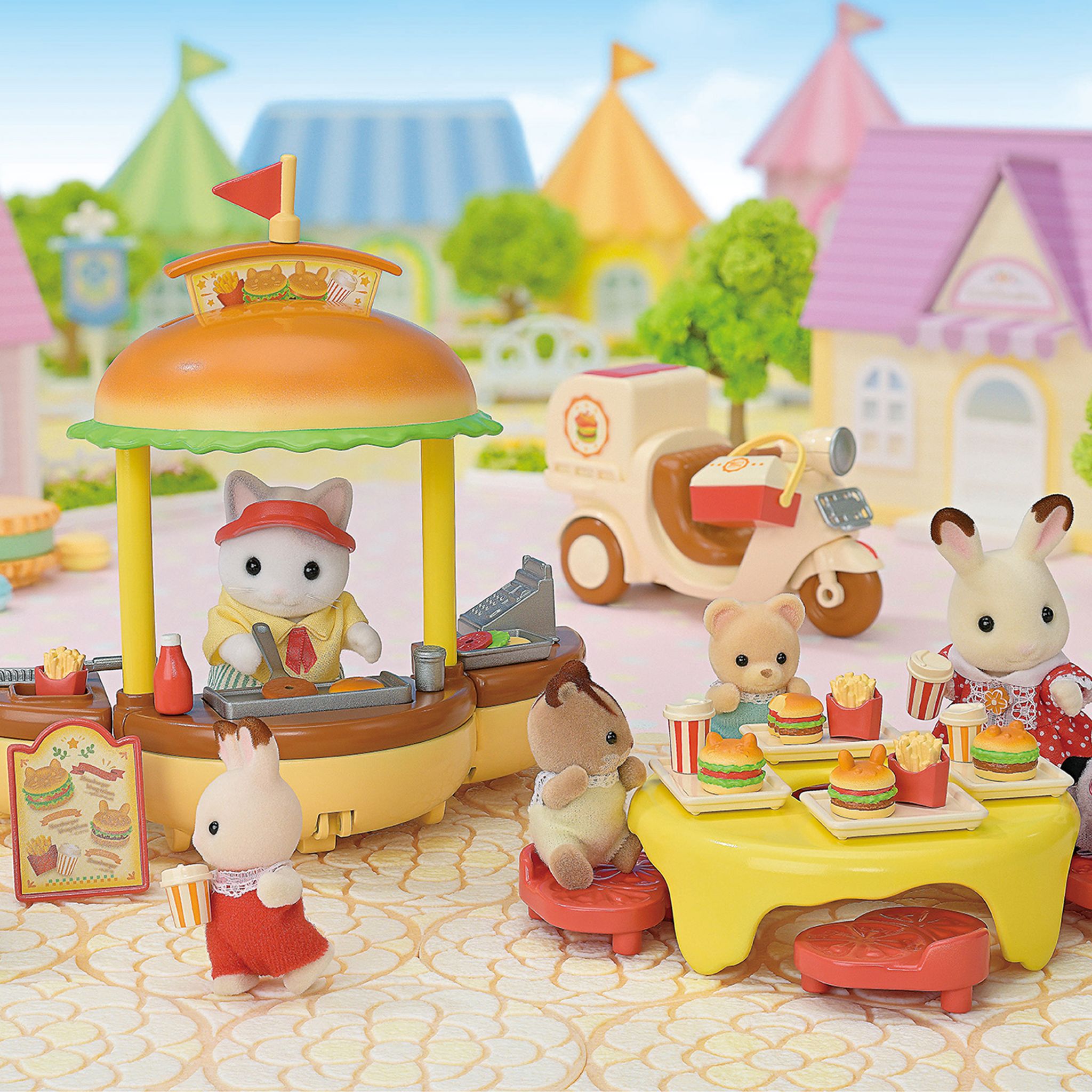 Voir la diapositive 4 : EPOCH D'ENFANCE Stand de Hamburgers