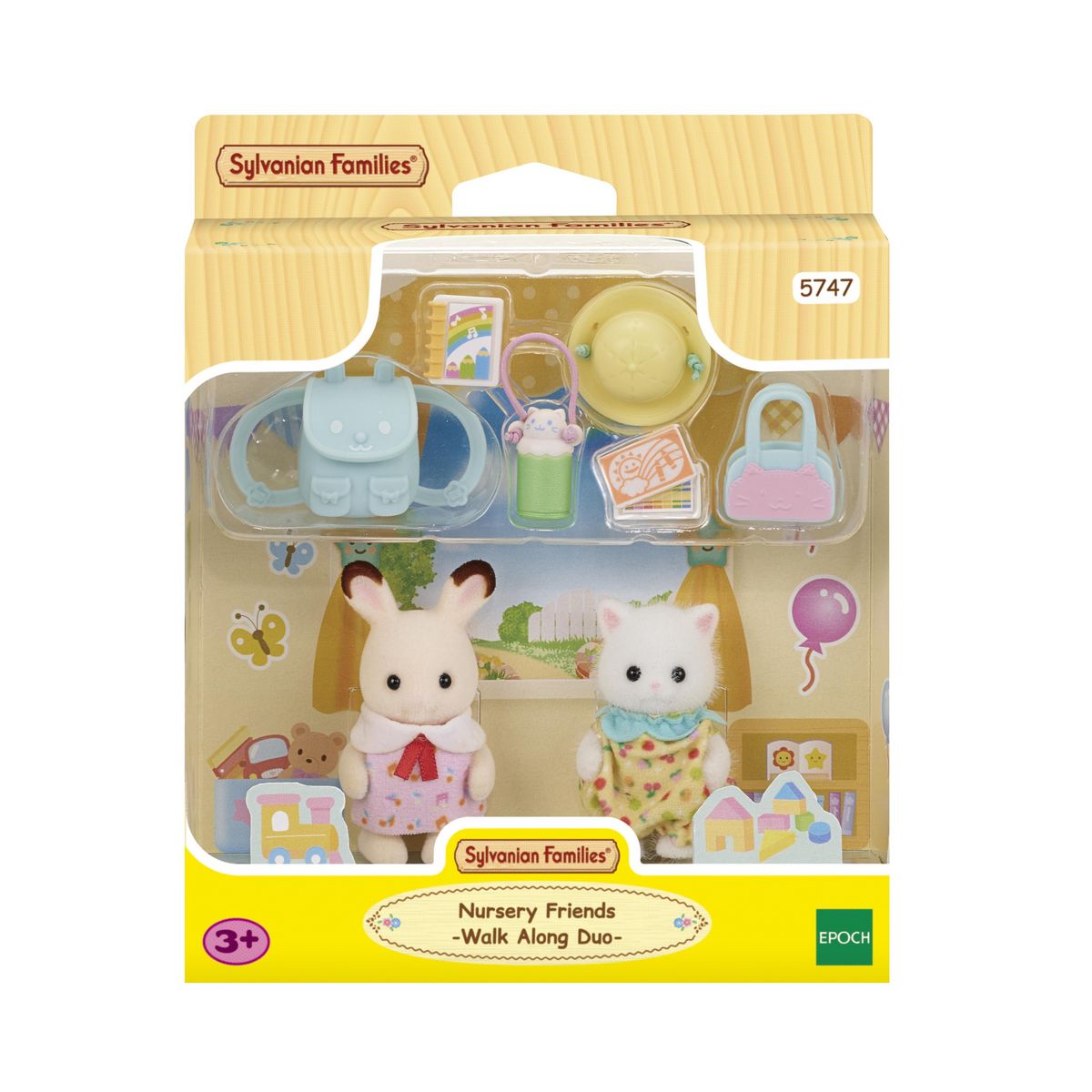 EPOCH D'ENFANCE Duo des bébés en promenade Sylvanian Families