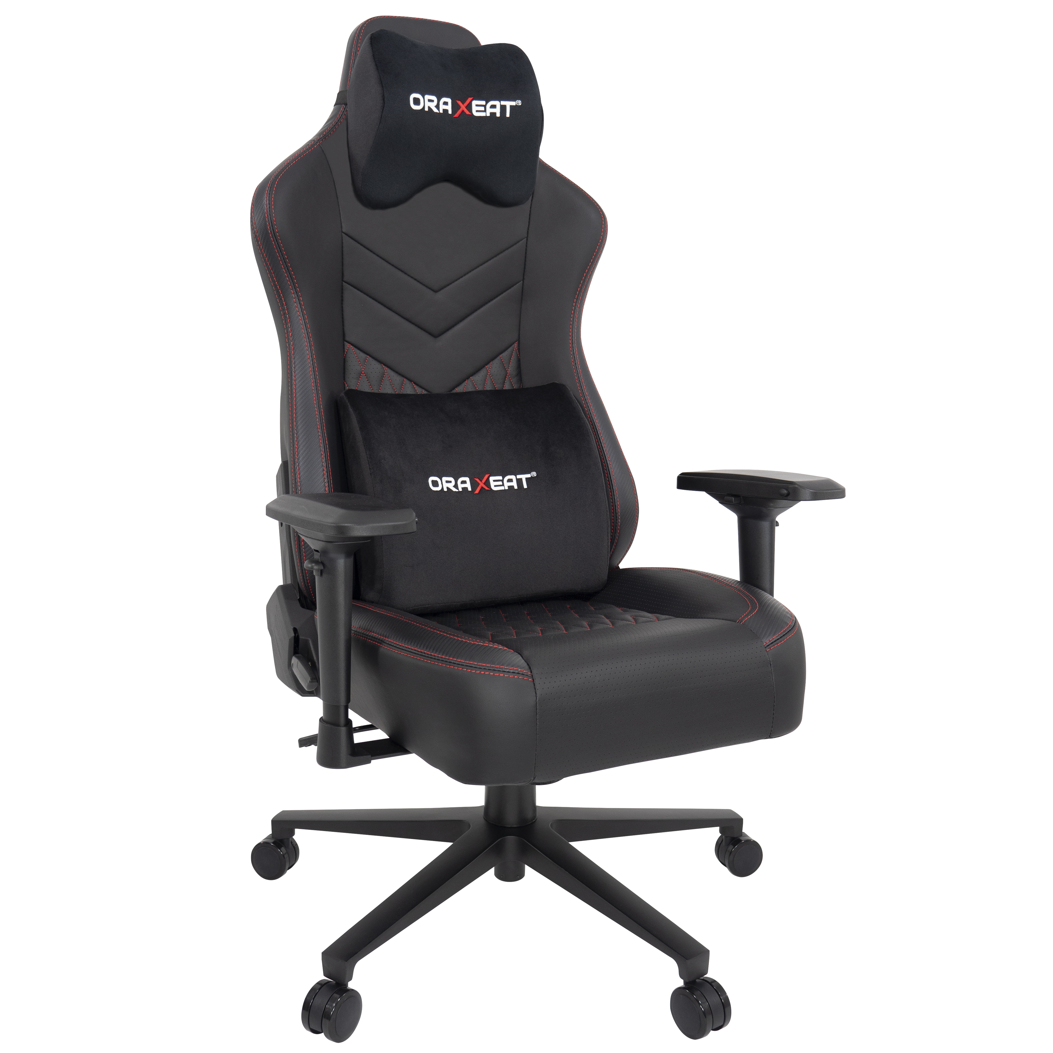 Voir la diapositive 2 : ORAXEAT Siège gamer MX850 - Noir / Rouge
