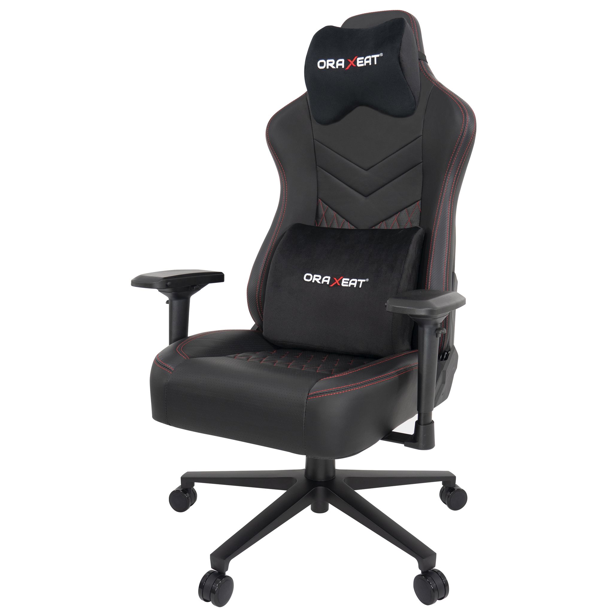 Voir la diapositive 3 : ORAXEAT Siège gamer MX850 - Noir / Rouge