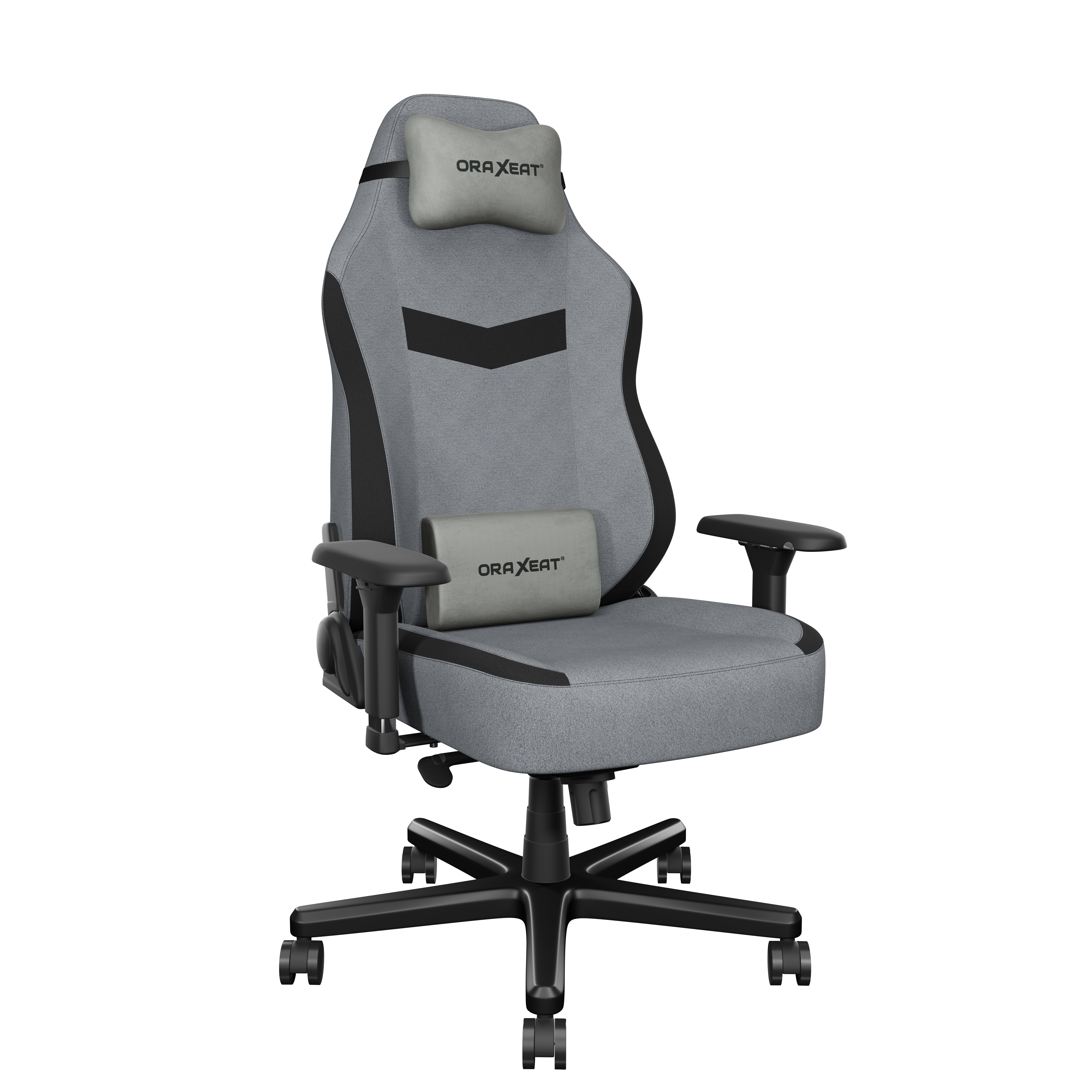Voir la diapositive 2 : ORAXEAT Siège gamer TK800F - Gris / Noir