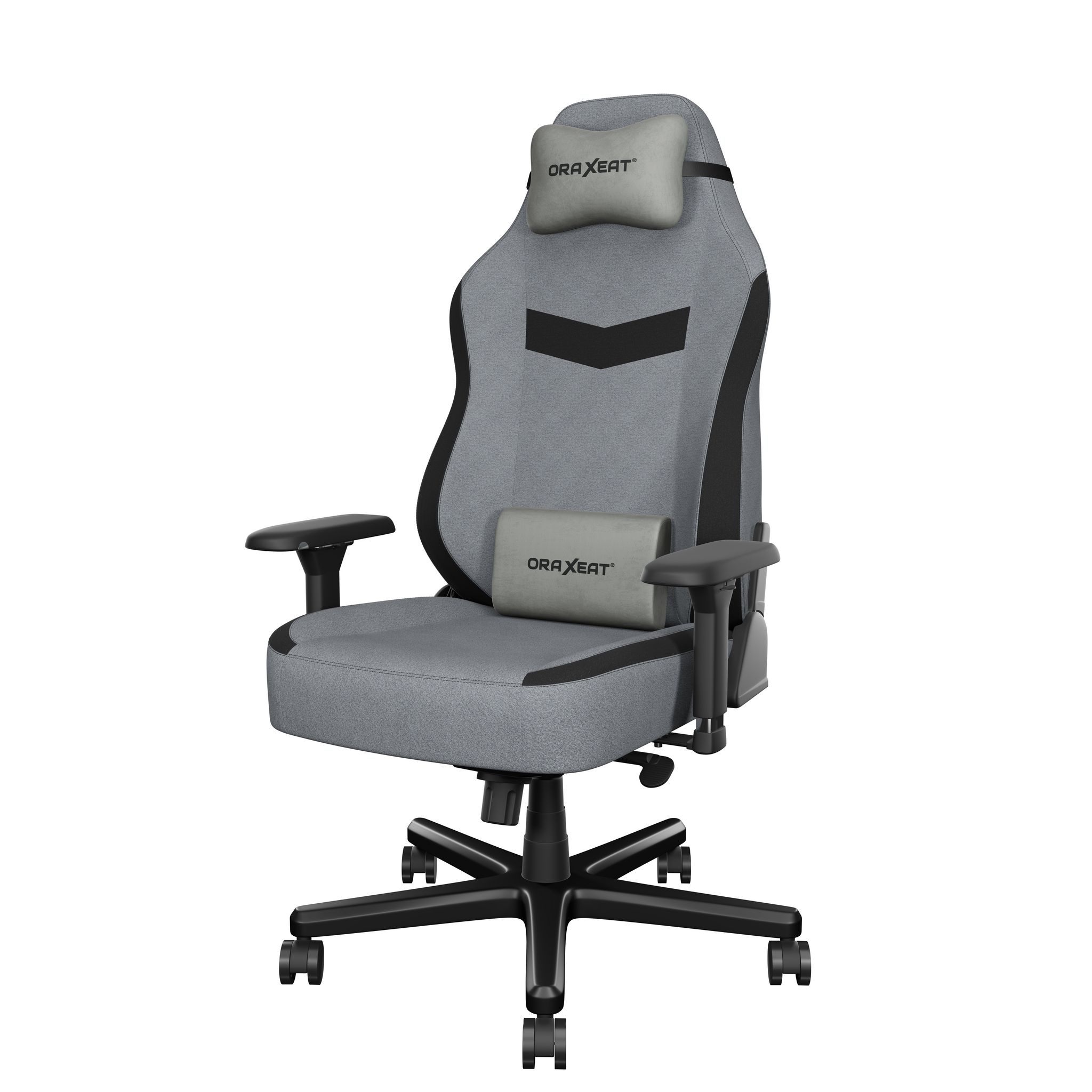 Voir la diapositive 3 : ORAXEAT Siège gamer TK800F - Gris / Noir