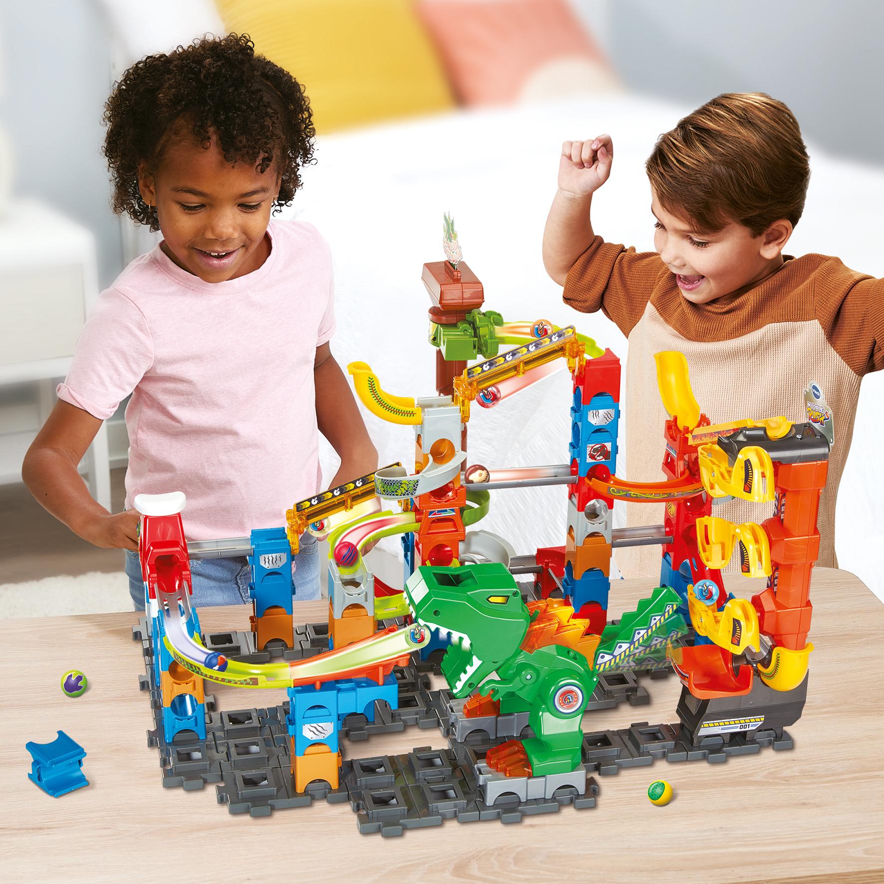 Voir la diapositive 6 : VTECH Set Marble Rush Dino Adventure Magnétic XL 400E