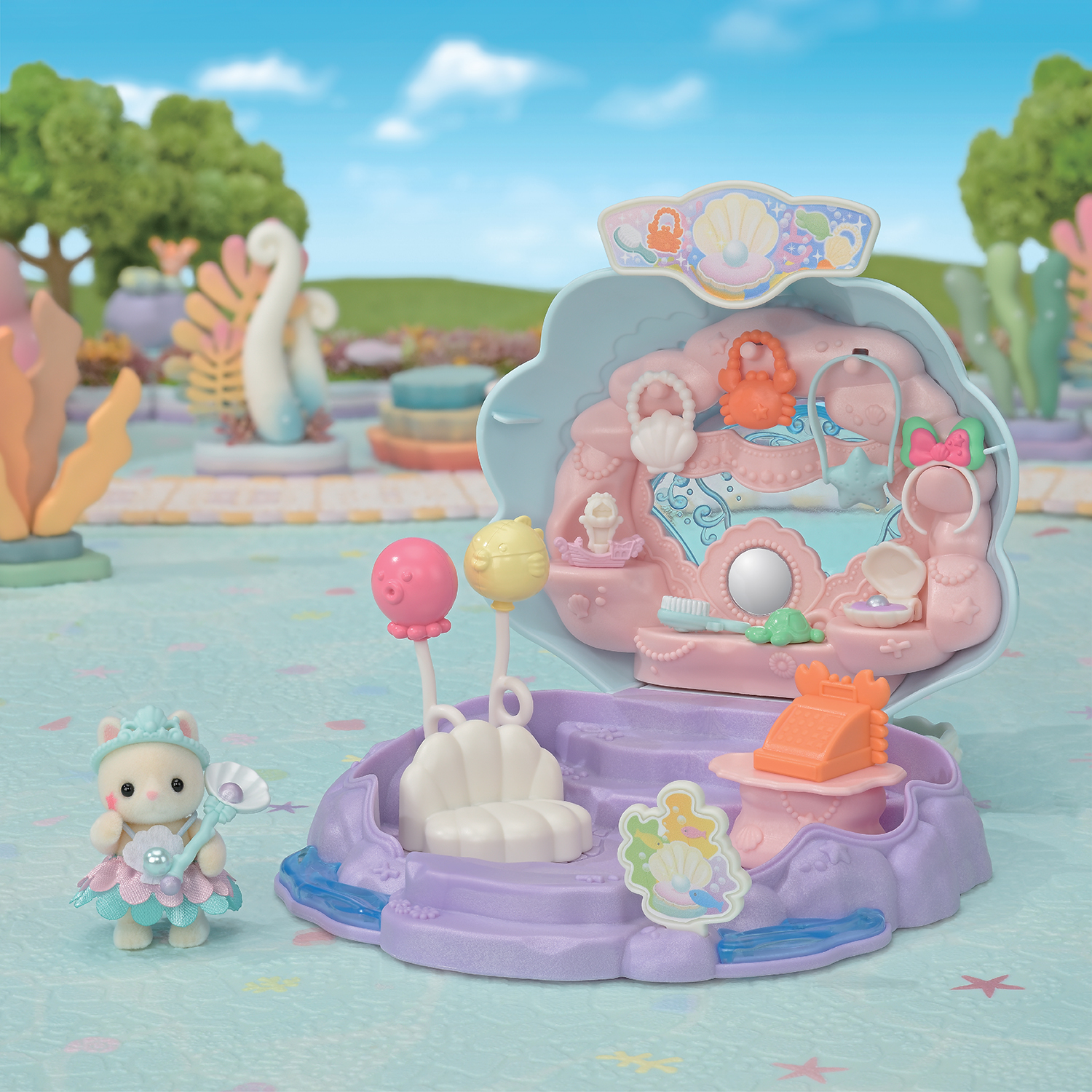 Voir la diapositive 3 : EPOCH D'ENFANCE La boutique des sirènes - Sylvanian Families