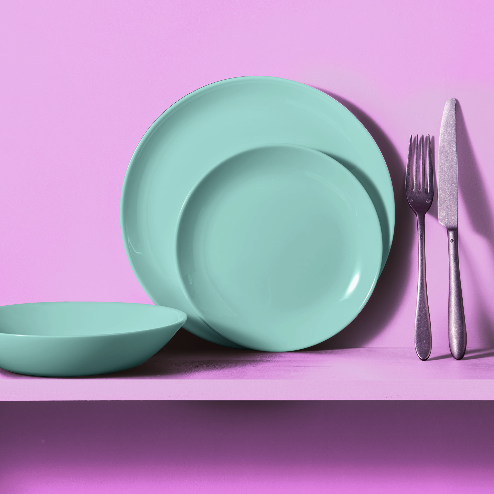Voir la diapositive 4 : LUMINARC Service d'assiettes 18 pièces DIWALI PARADISE BLUE