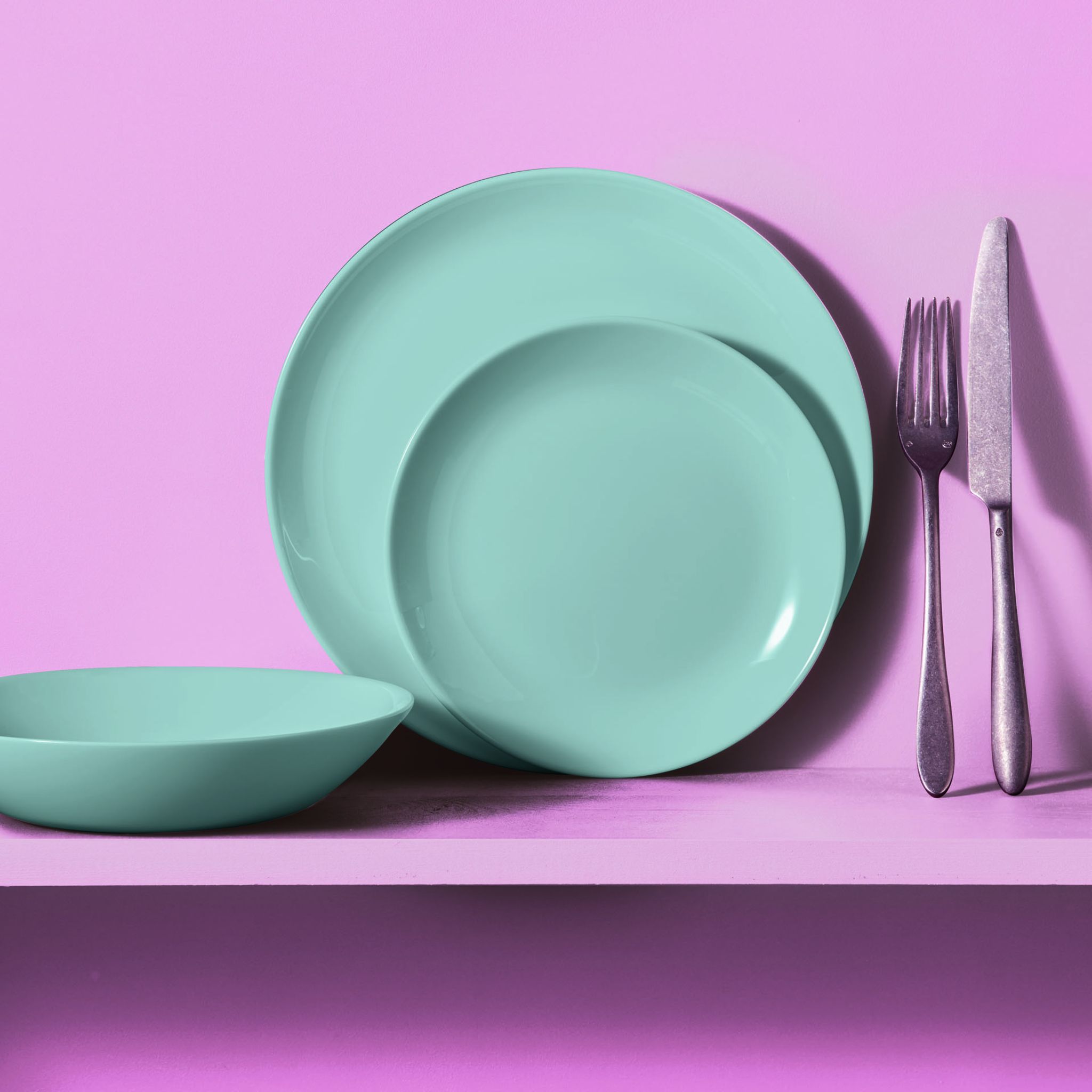 Voir la diapositive 4 : LUMINARC Service d'assiettes 18 pièces DIWALI PARADISE BLUE