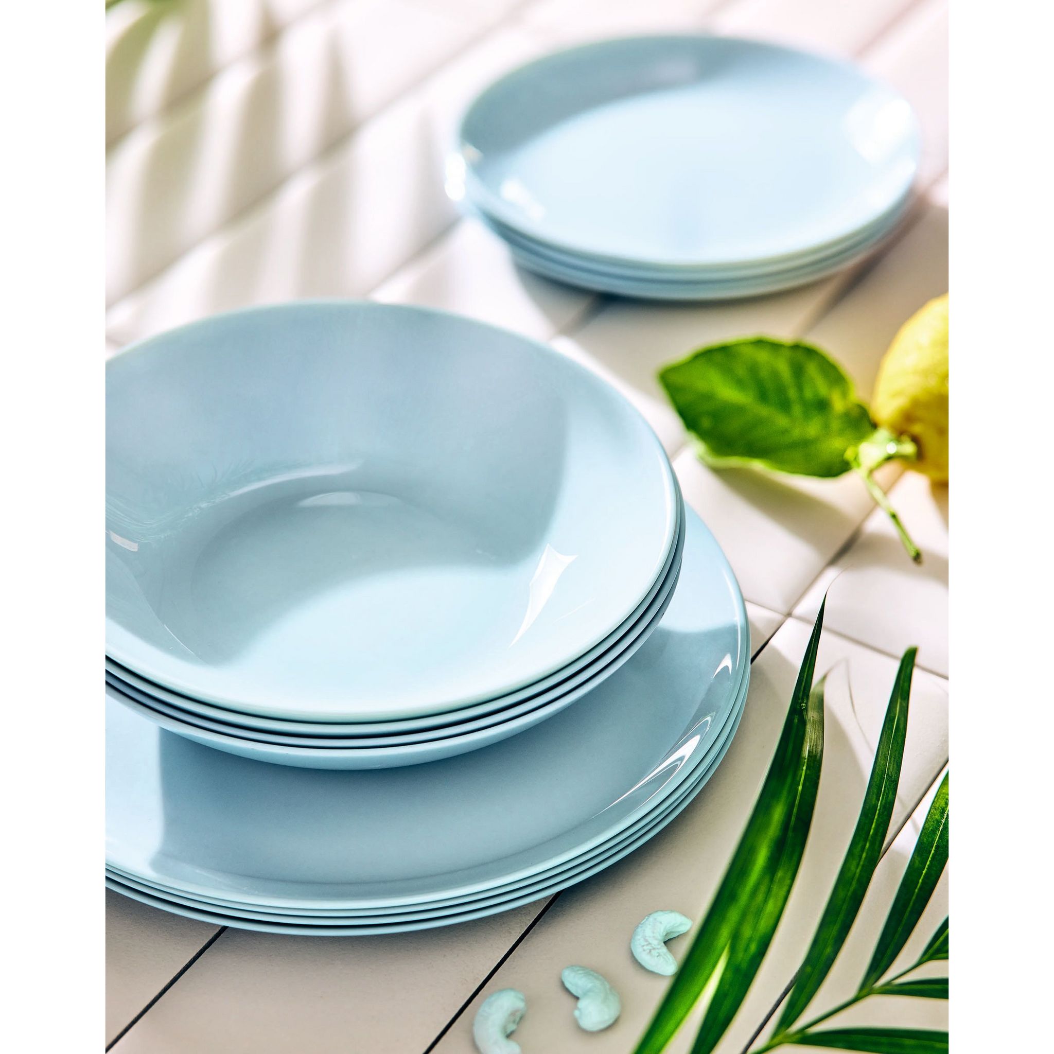 Voir la diapositive 5 : LUMINARC Service d'assiettes 18 pièces DIWALI PARADISE BLUE