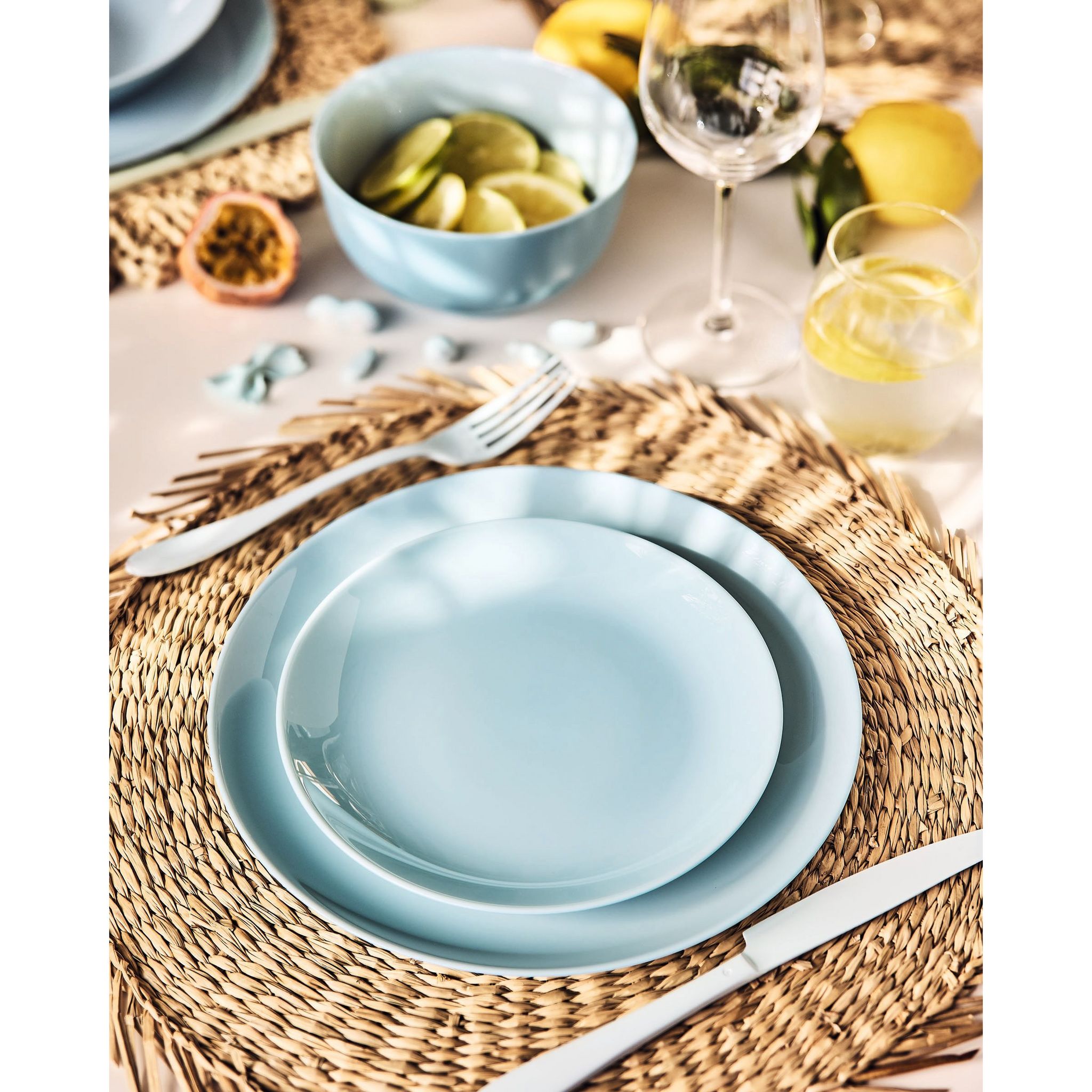 Voir la diapositive 6 : LUMINARC Service d'assiettes 18 pièces DIWALI PARADISE BLUE