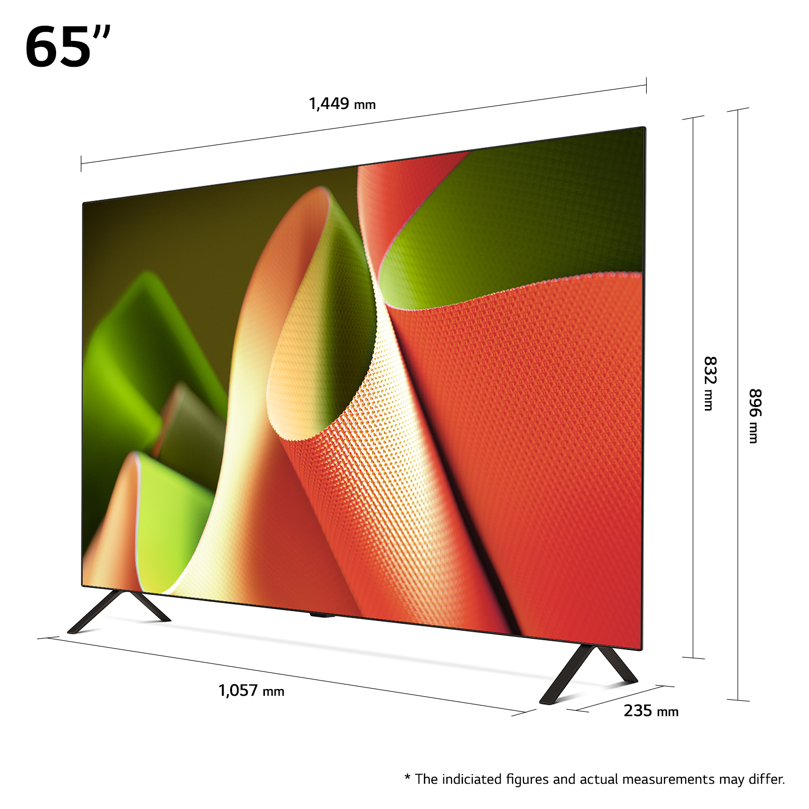 Voir la diapositive 2 : LG 65B46 2024 TV OLED 4K Ultra HD 165 cm Smart TV