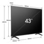 Voir la diapositive 5 : HISENSE TV UHD 4K 43A6N 2024