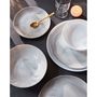 Voir la diapositive 4 : LUMINARC Service d'assiettes 18 pièces DIWALI - Gris marbré