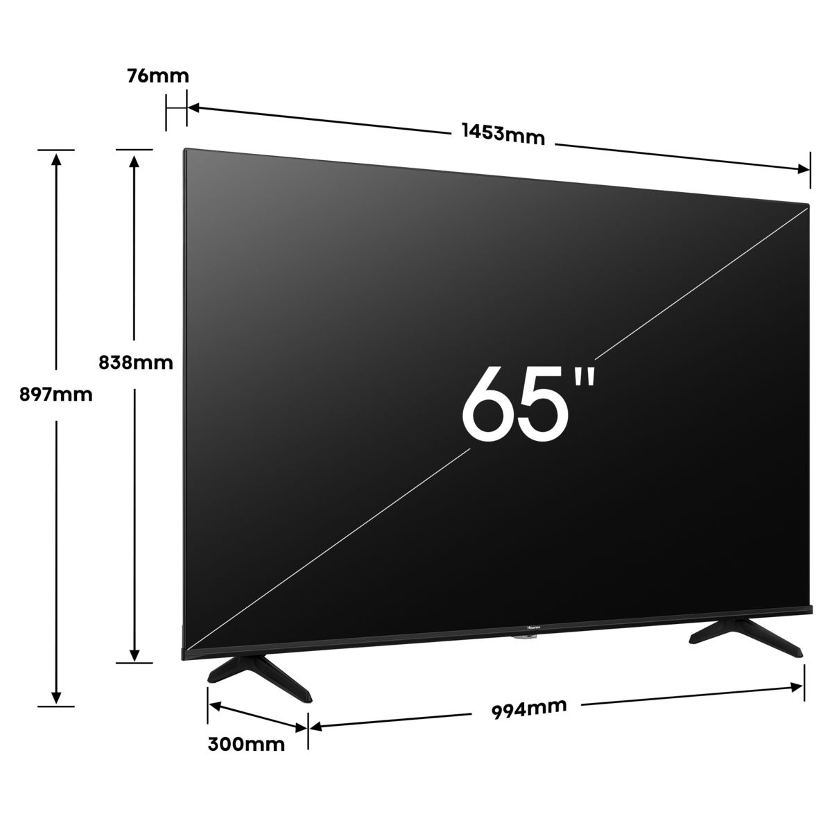 HISENSE TV QLED 4K 65E7NQ Pro 2024