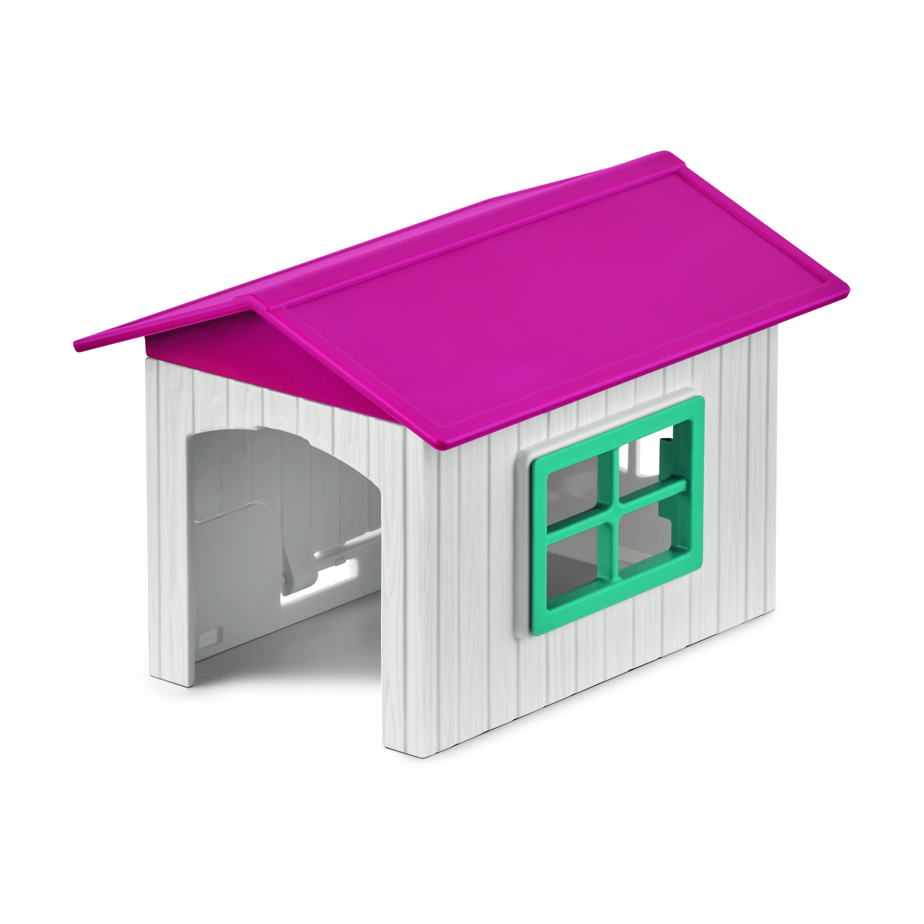 Voir la diapositive 3 : SCHLEICH Box jument et niche Berger Australien