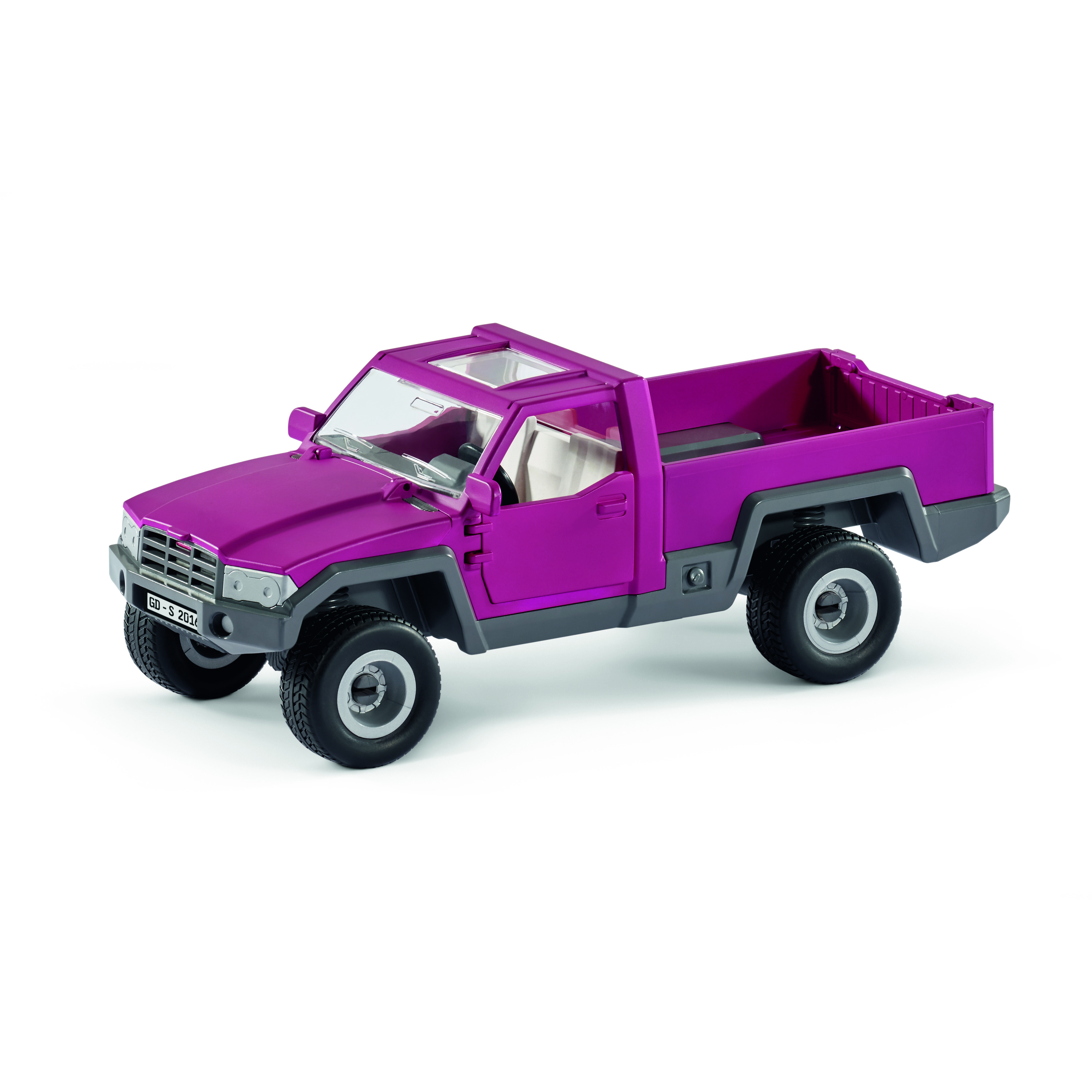 Voir la diapositive 3 : SCHLEICH Voiture Pick Up avec remorque
